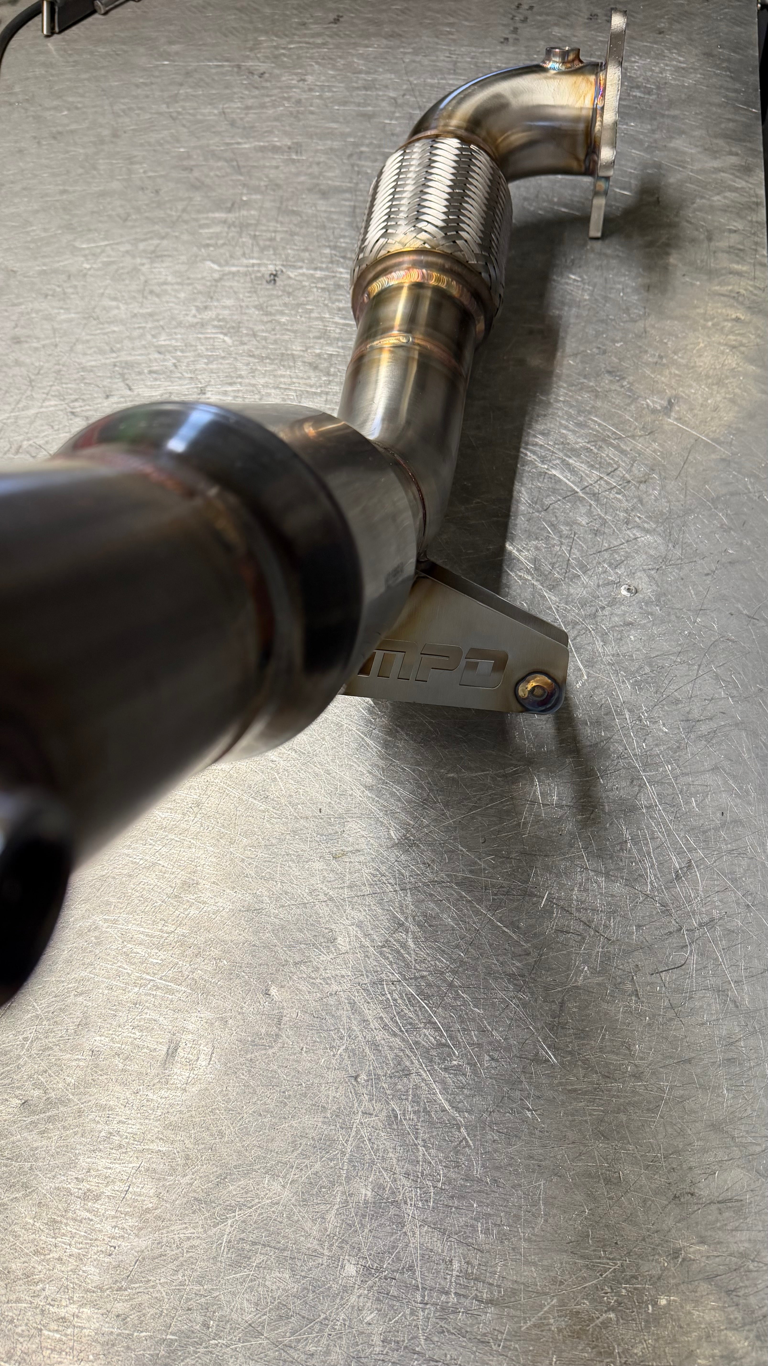 3" 200Cell Sports-Cat Downpipe - VW Scirocco R