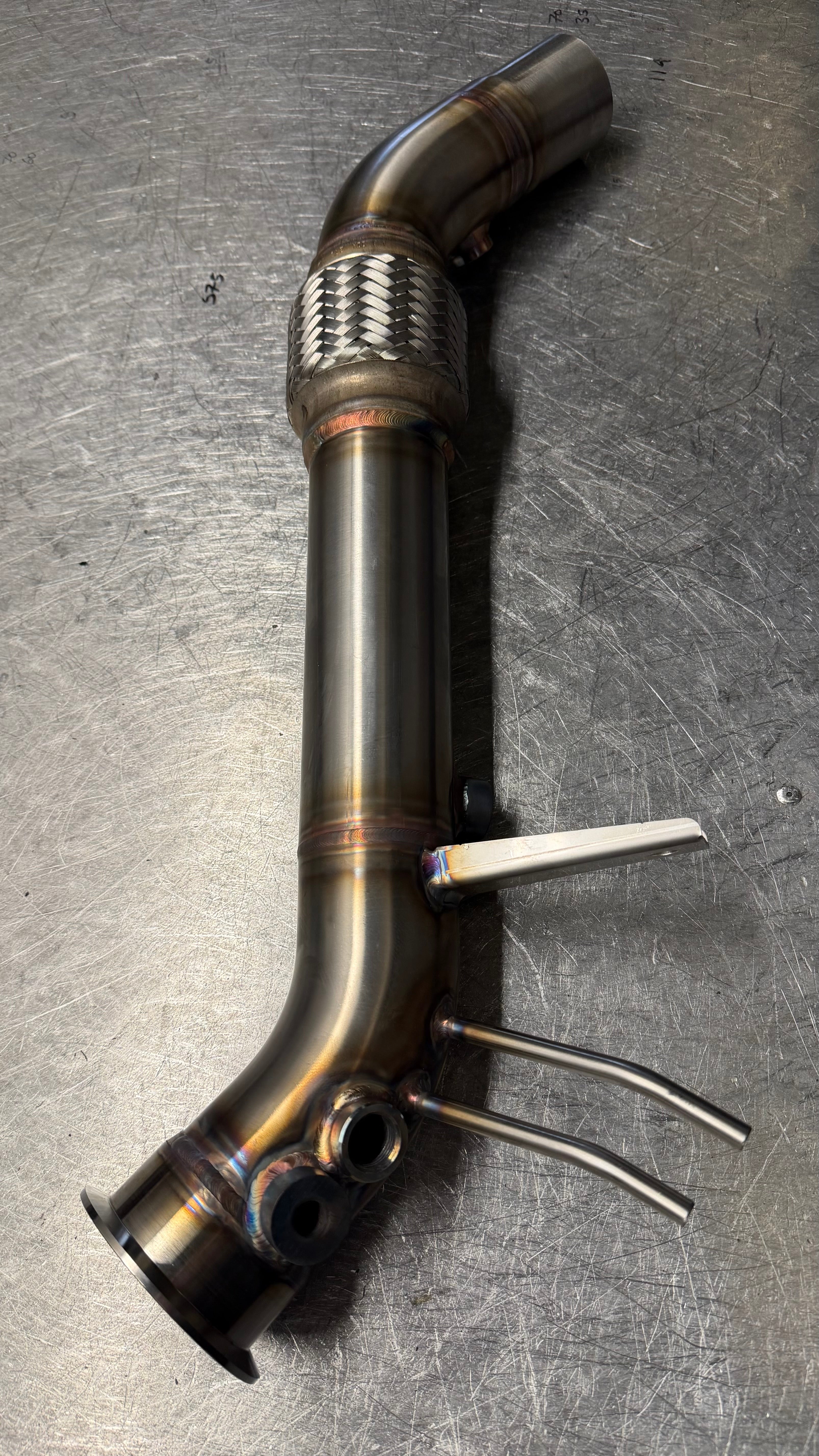 2.5" DPF Delete Downpipe - BMW F Series 418D B47 / N47N / N47S1 (Euro 6)