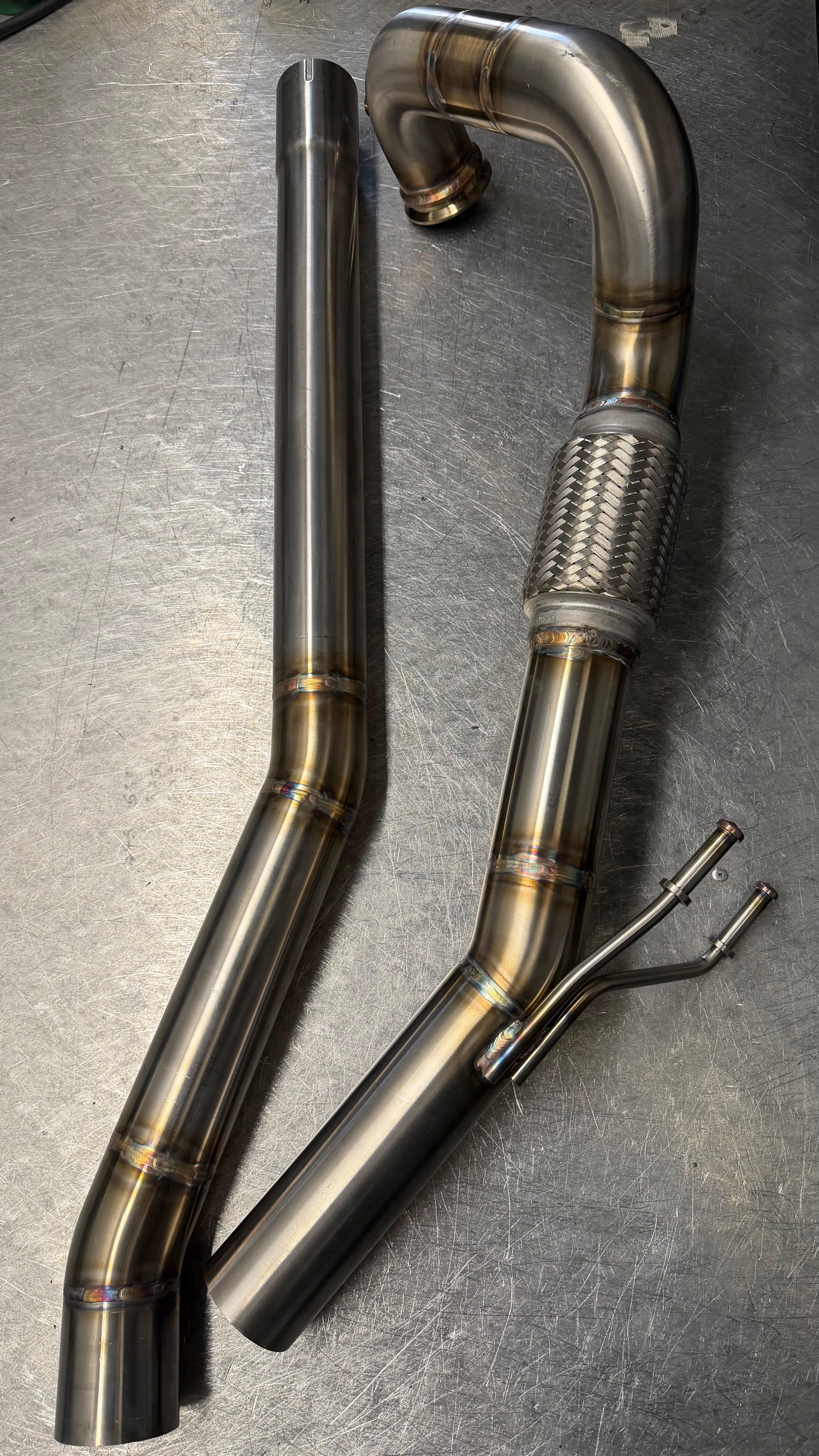 2.5" DPF Delete Downpipe - VW Golf MK6 2.0 TDI 4Motion