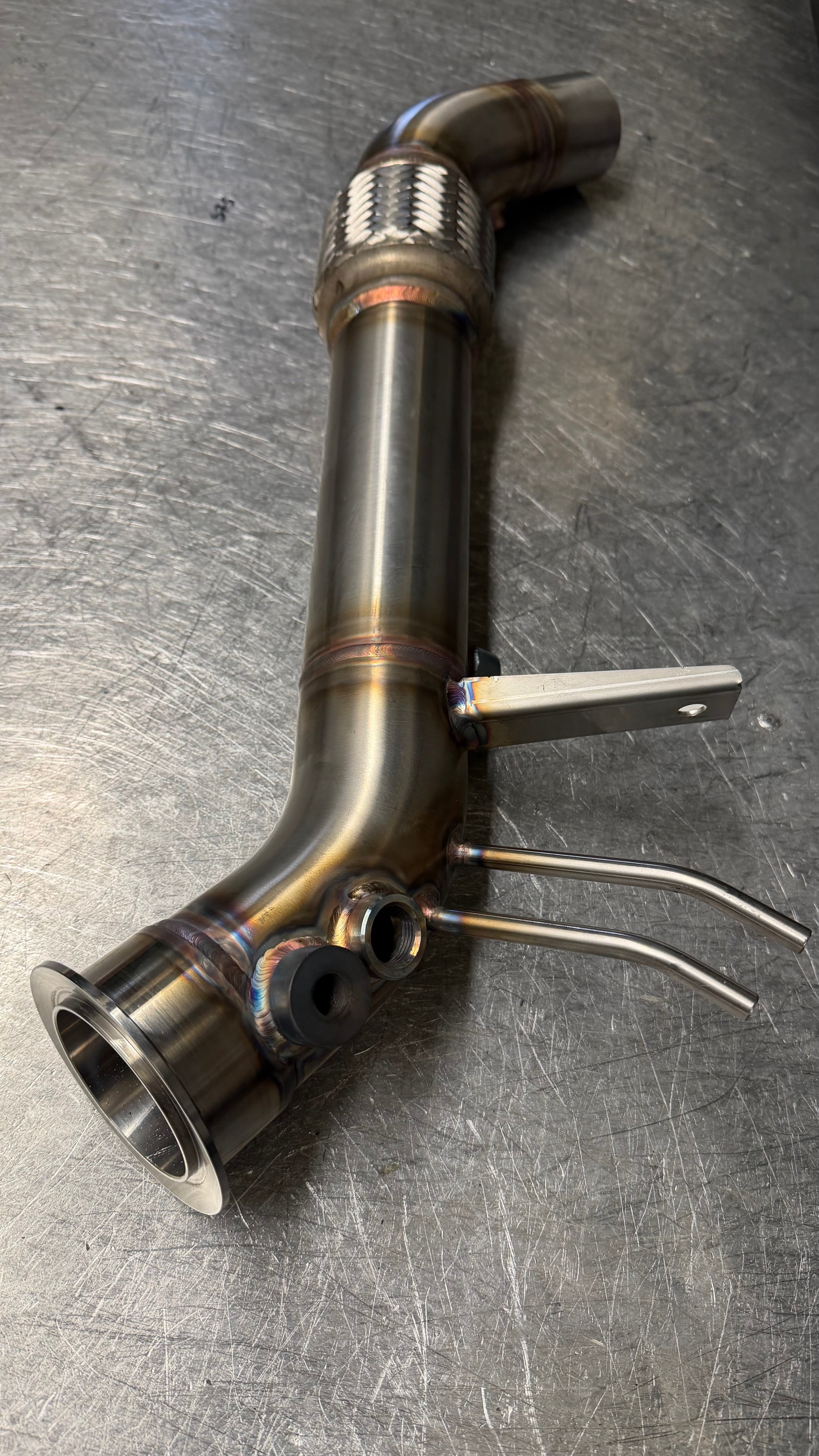 2.5" DPF Delete Downpipe - BMW X4 20DX F26 B47 / N47N / N47S1 (Euro 6)