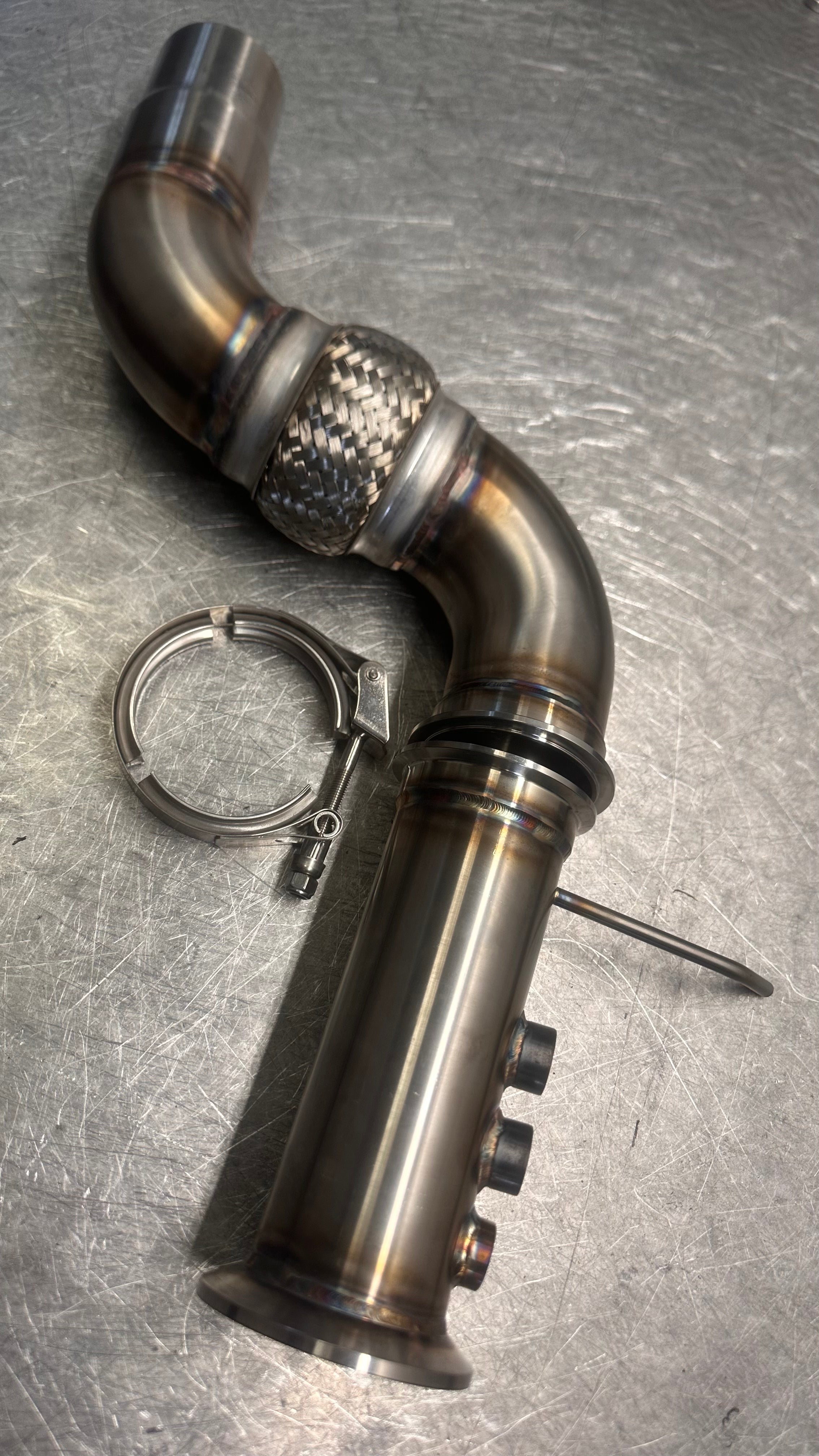 3" DPF Delete Downpipe - BMW F Series 740DX N57 (09 - 15)