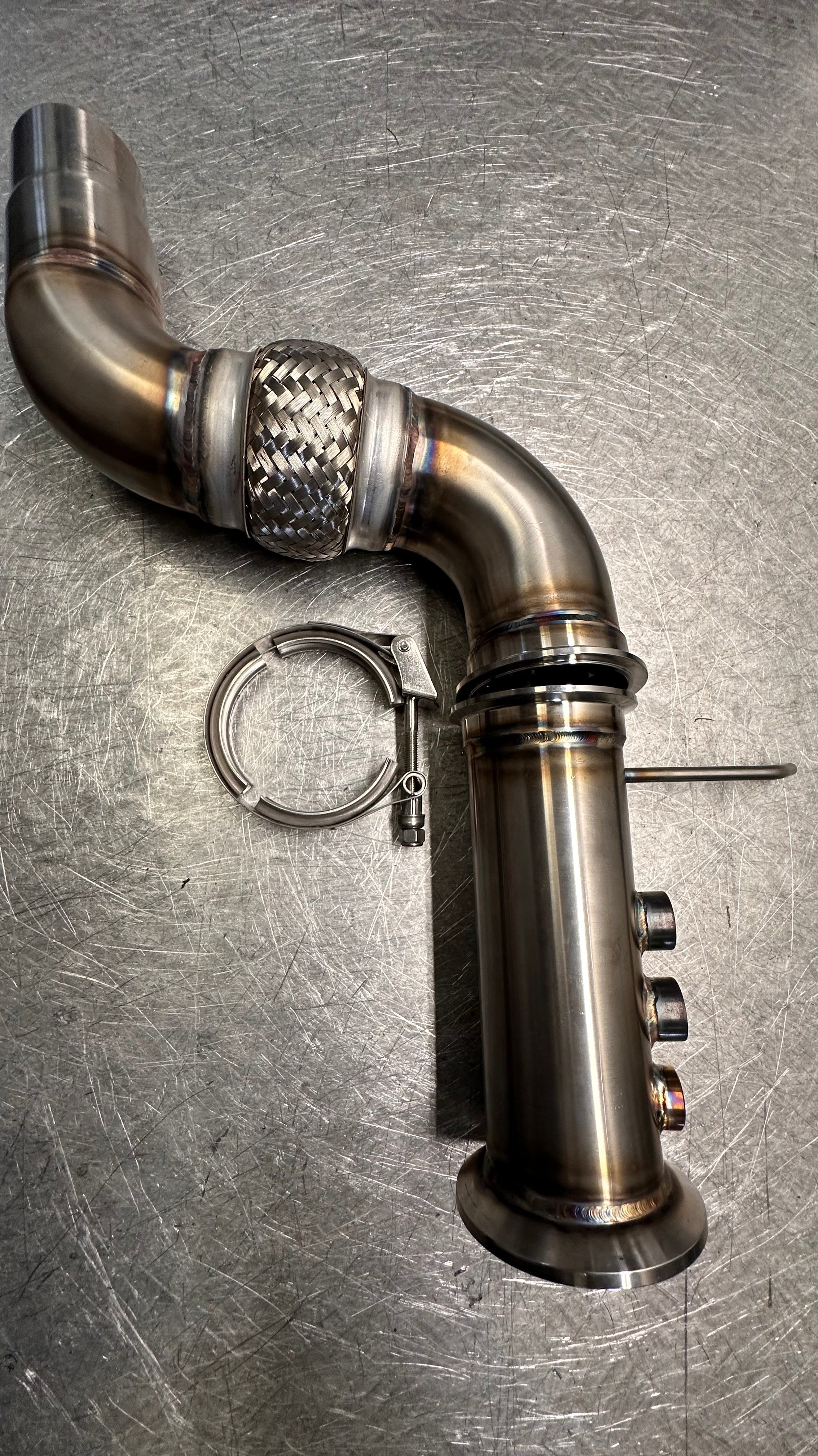 3" DPF Delete Downpipe - BMW F Series 740D N57 (09 - 15)