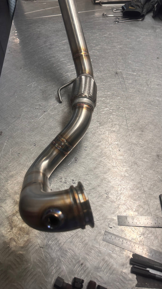 2.5" DPF Delete Downpipe - VW Touran BLS, BRM 1.9 / BMM 2.0 TDI 8V