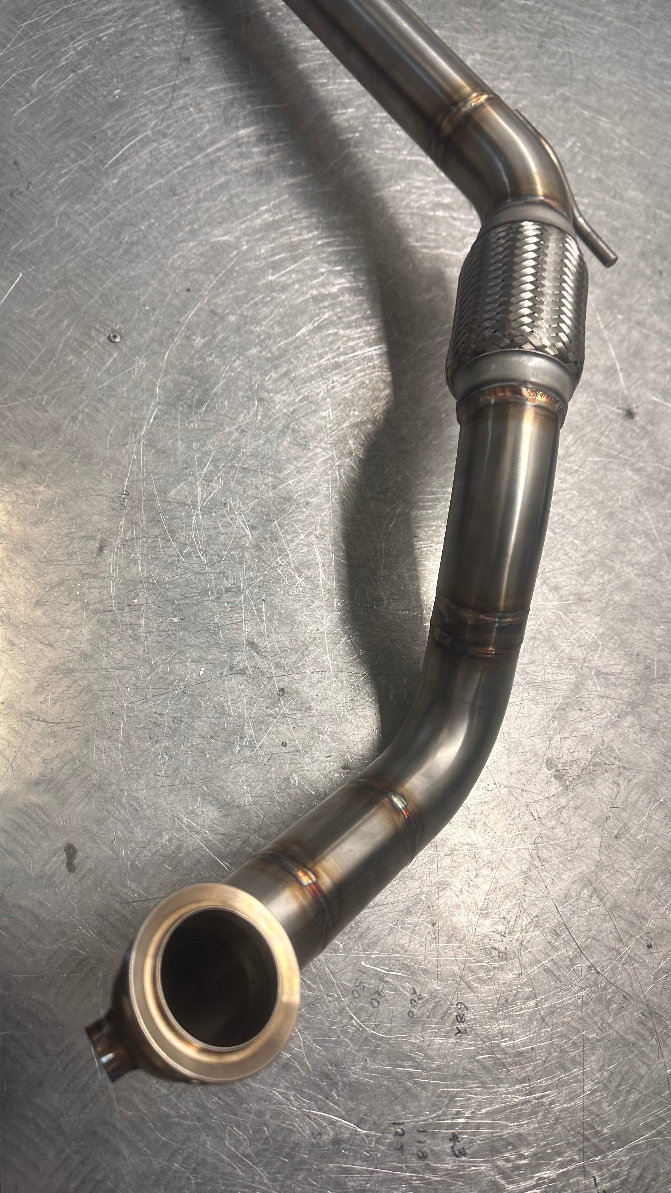 2.5" DPF Delete Downpipe - VW Passat B6 BMP 2.0 TDI 8V