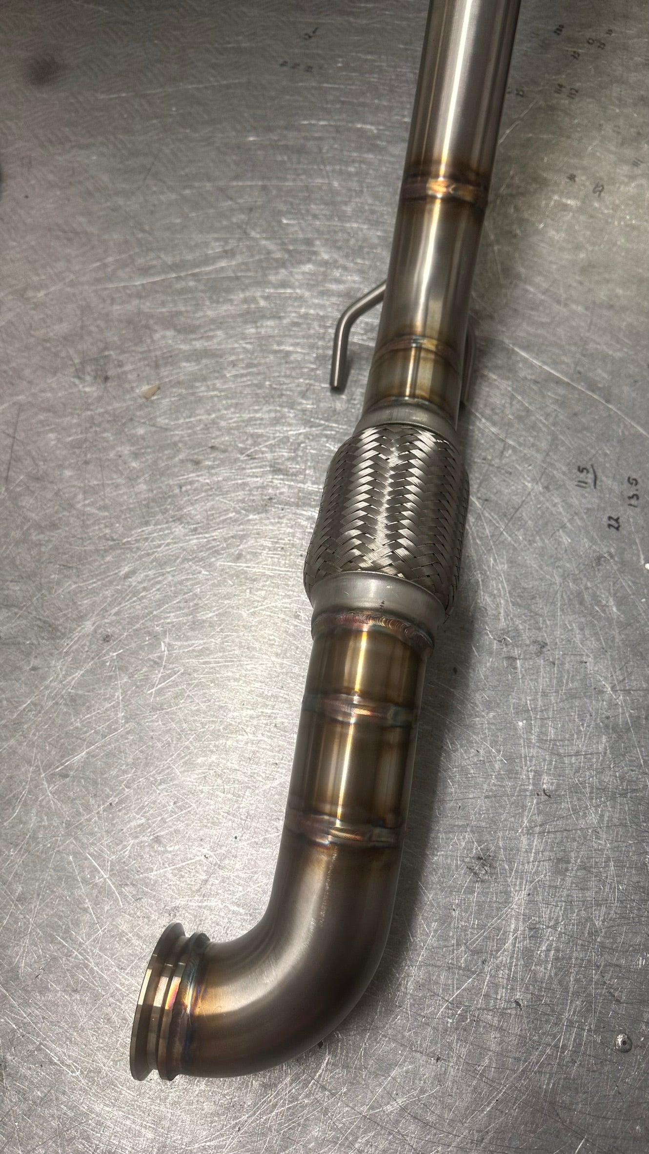 2.5" De-Cat Downpipe - VW Passat B6 2.0 TDI BKD PD140 2WD