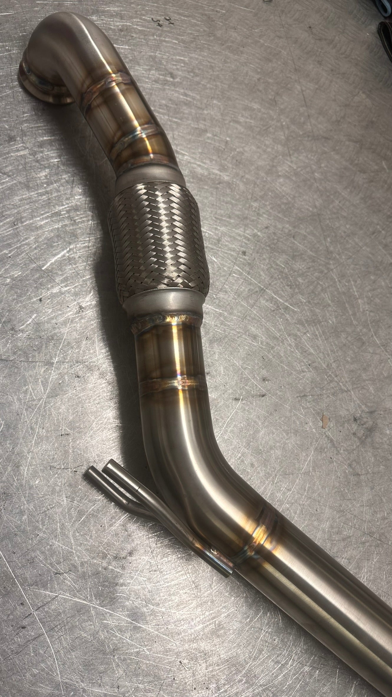 2.5" De-Cat Downpipe - Skoda Octavia 2.0 TDI BKD PD140 2WD