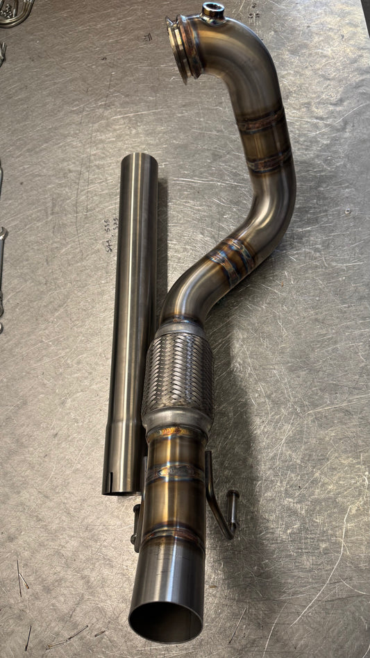 2.5" DPF Delete Downpipe - Volkswagen Polo 1.2 & 1.6 TDI