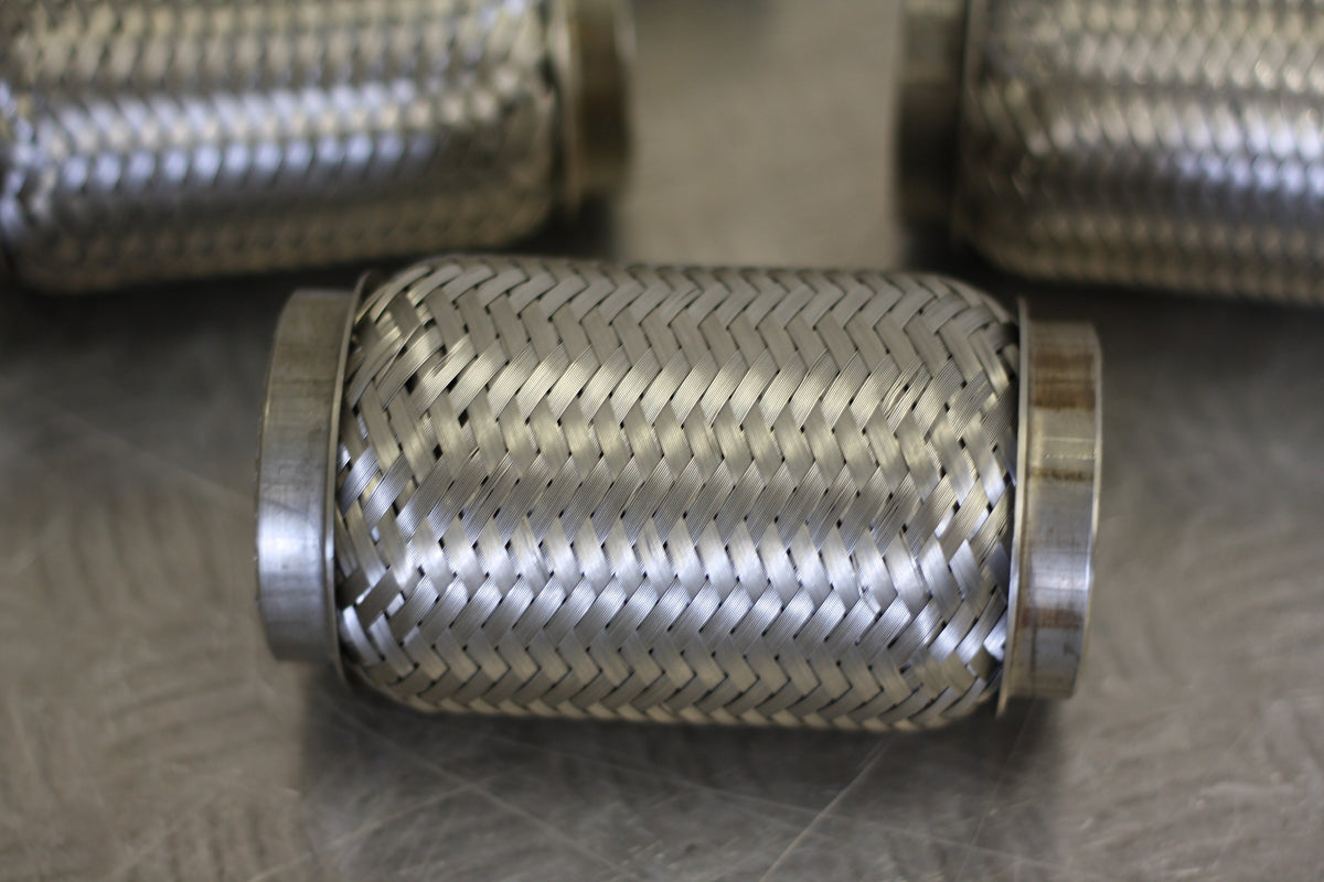 2.5" 63.5mm X 6" 150mm Stainless Steel interlock Flexi