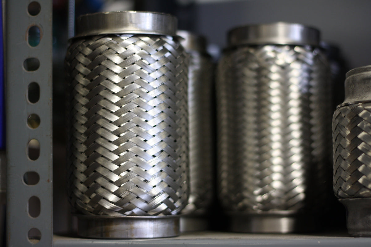2.5" 63.5mm X 6" 150mm Stainless Steel interlock Flexi