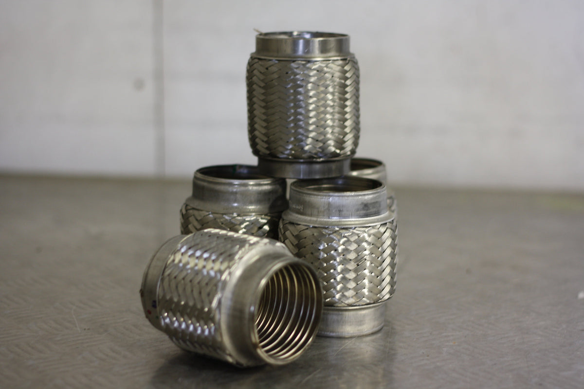 2.5" 63.5mm X 4" 100mm Stainless Steel interlock Flexi