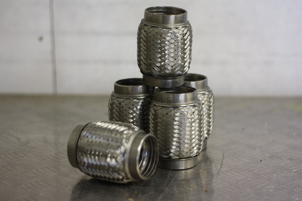 2.25" 57.2mm X 4" 100mm Stainless Steel interlock Flexi