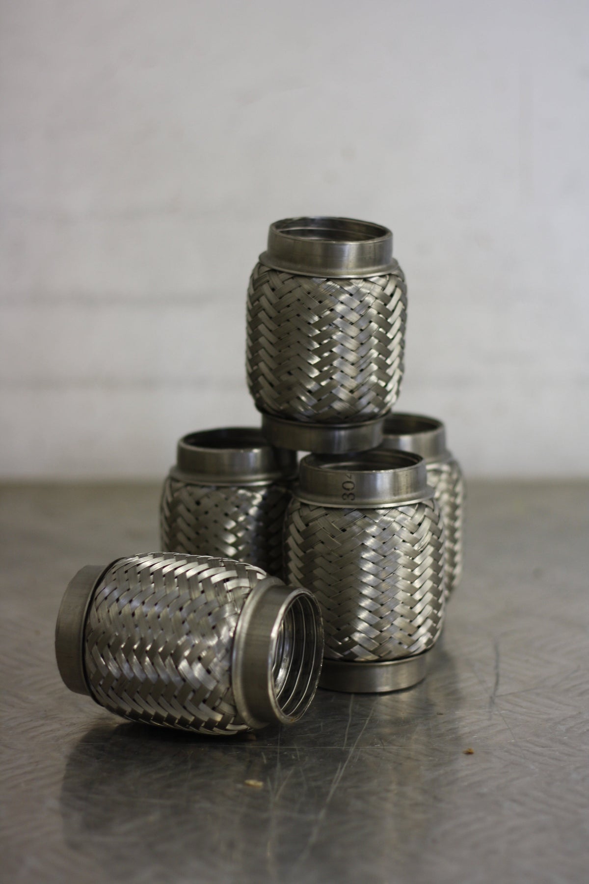 2.25" 57.2mm X 4" 100mm Stainless Steel interlock Flexi