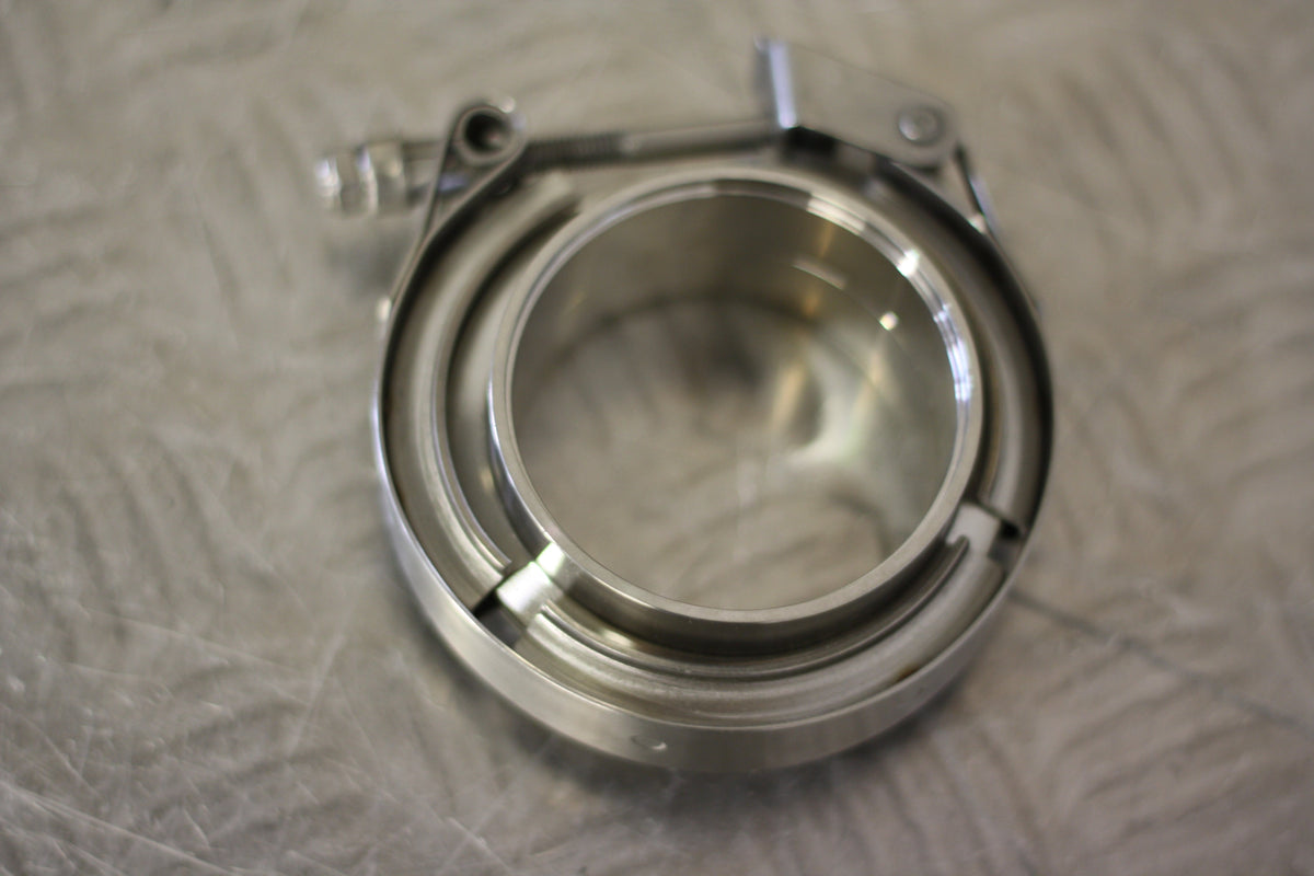 2.5" 63.5mm Stainless Steel V-Band Interlocking Quick Release