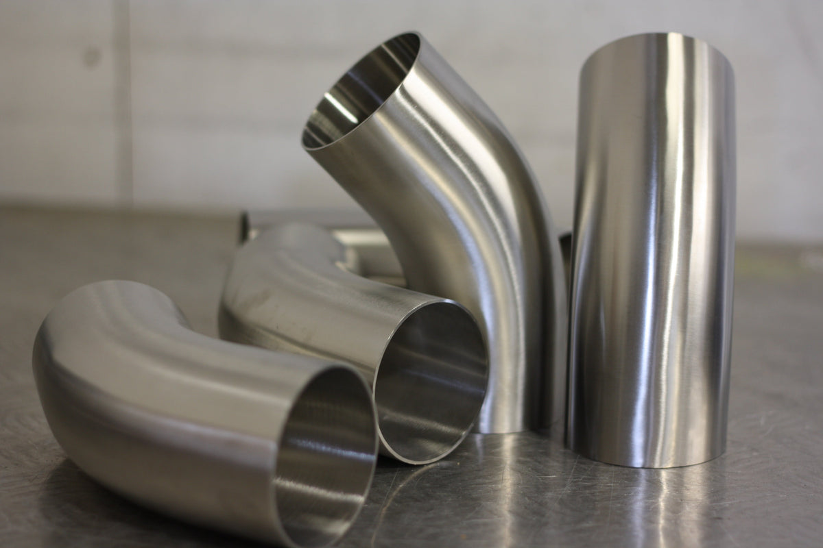 45 Degree 3" 76.2mm Tight 1D Stainless Steel Bend