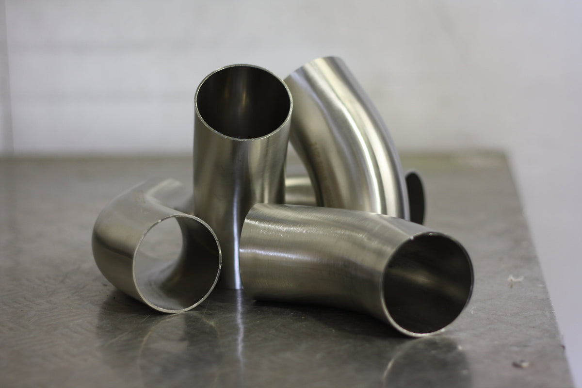 45 Degree 2.5" 63.5mm Tight 1D Stainless Steel Bend