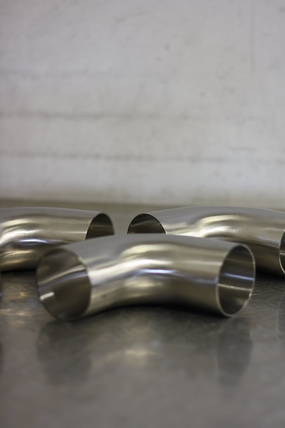 90 Degree 2.5" 63.5mm Tight 1D Stainless Steel Bend