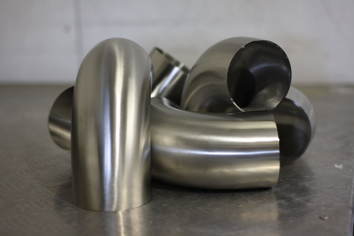 90 Degree 3" 76.2mm Tight 1D Stainless Steel Bend