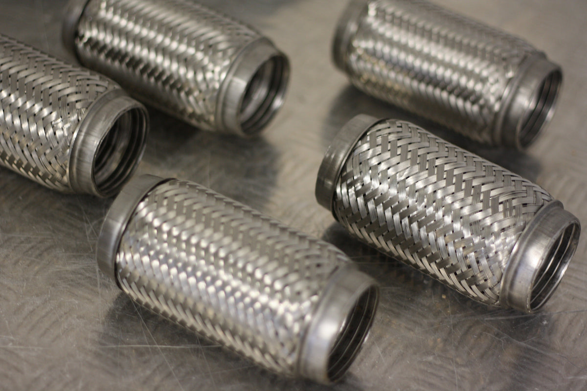 2.25" 57.2mm X 6" 150mm Stainless Steel interlock Flexi