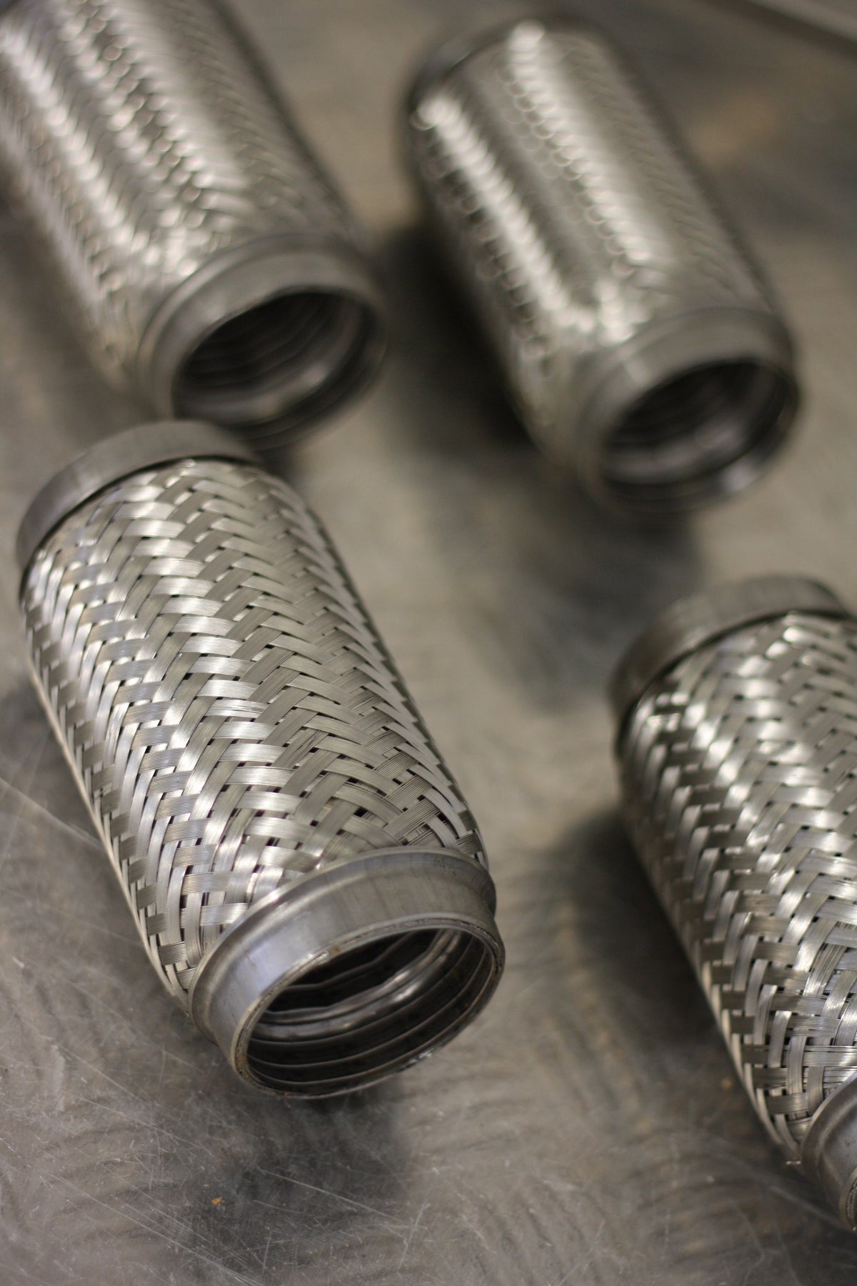 2.25" 57.2mm X 6" 150mm Stainless Steel interlock Flexi