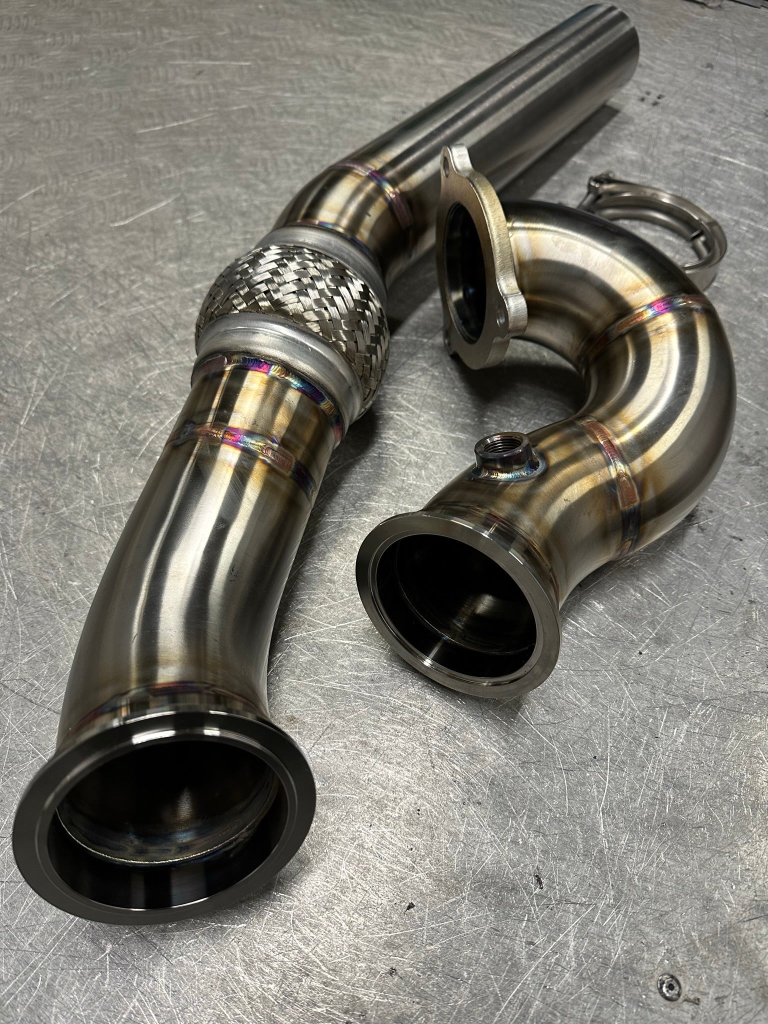 3" 1.8T K04 conversion downpipe - VW Corrado