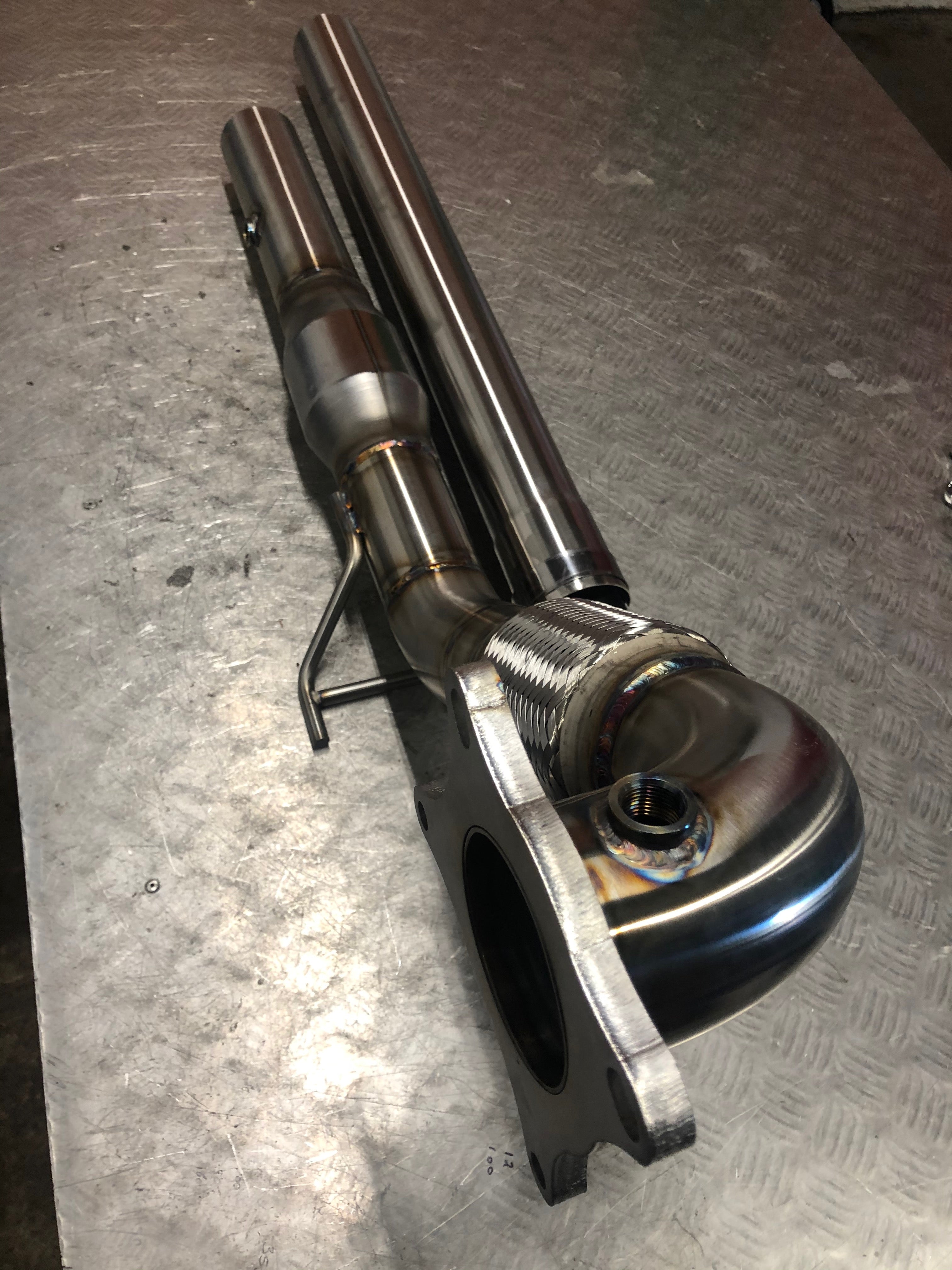 3" 200Cell Sports-Cat Downpipe - VW Jetta MK5 GLI 2.0T FSI