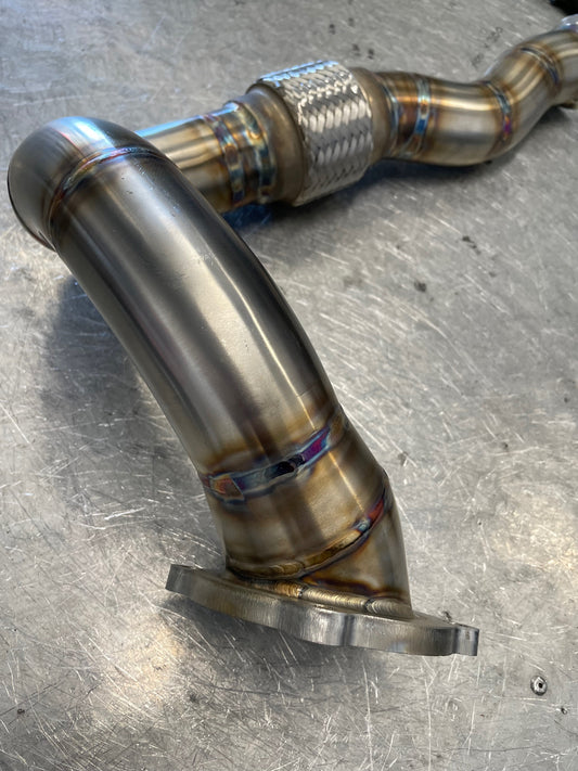 2.5" 1.8T k03/K03S Conversion Downpipe - VW Caddy MK1