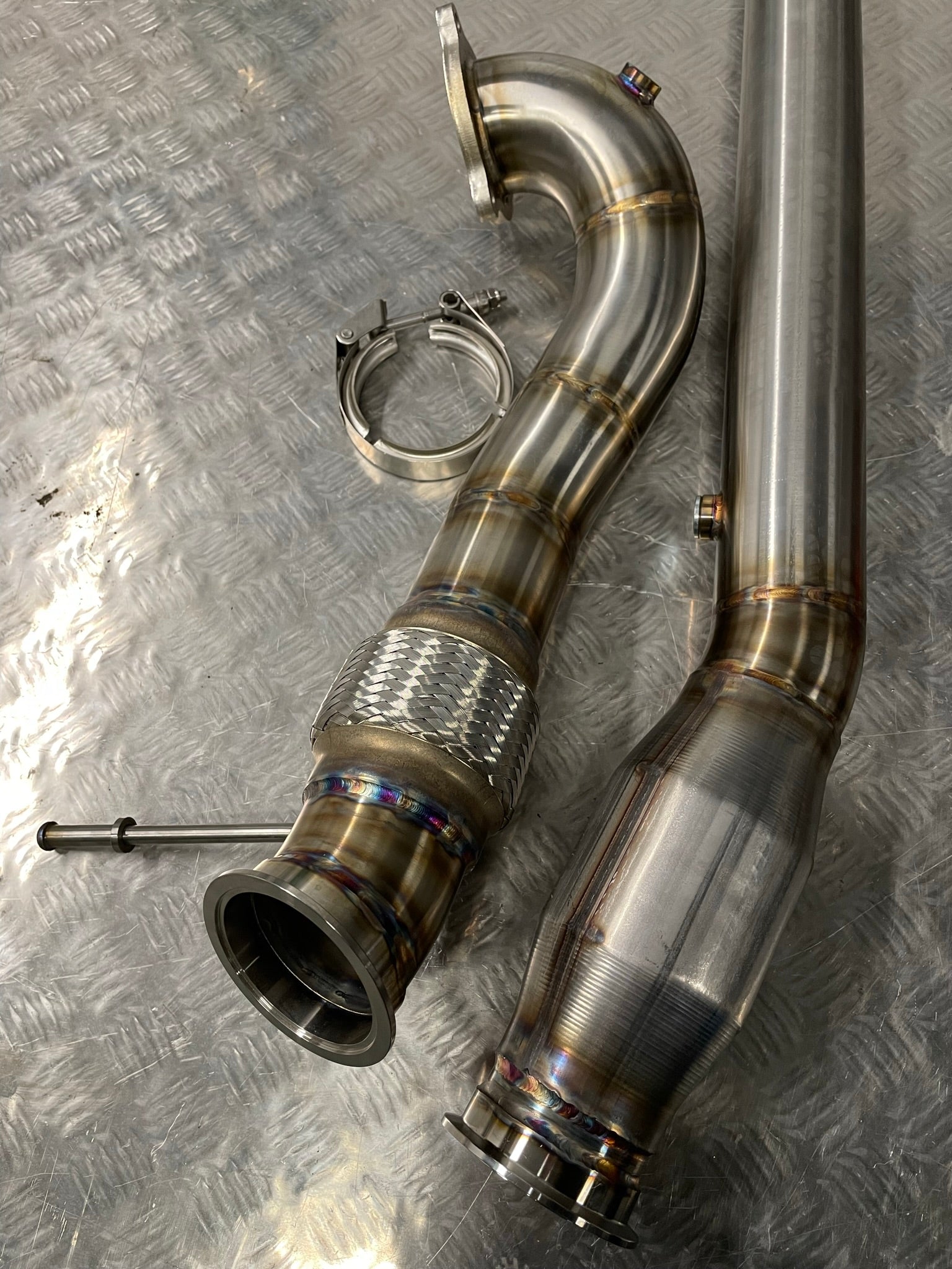 3" 200Cell Sports Cat Downpipe - Audi S3 8L 1.8T Quattro
