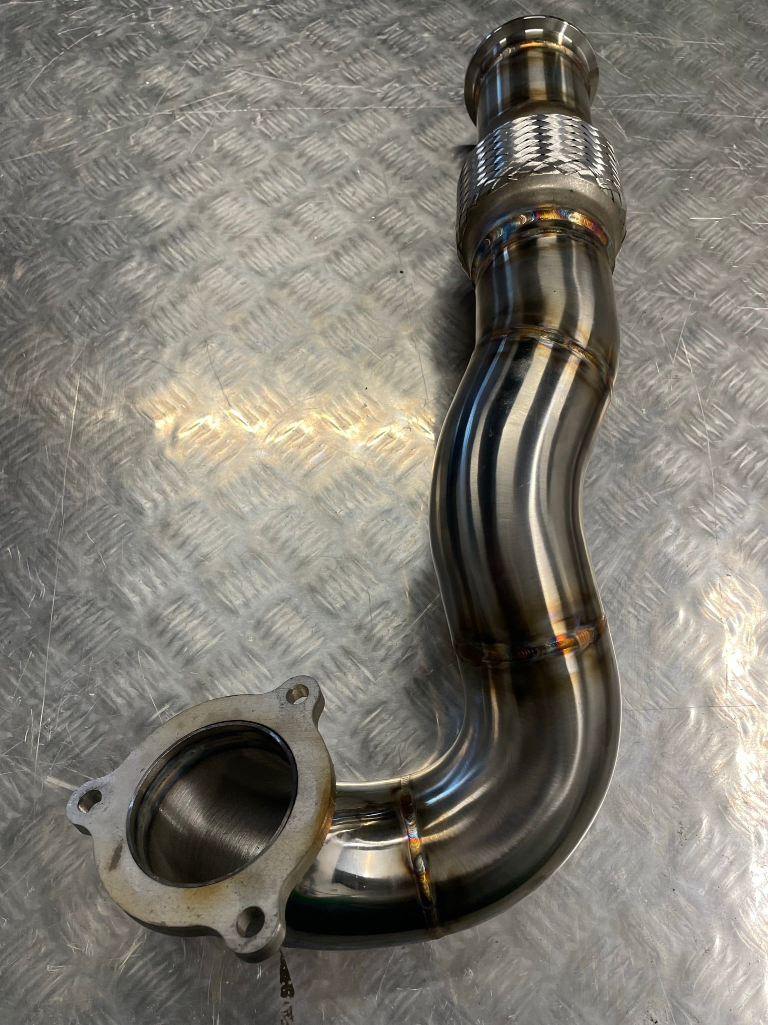 3" 200Cell Sports Cat Downpipe - Seat Leon Cupra R 210-225PS