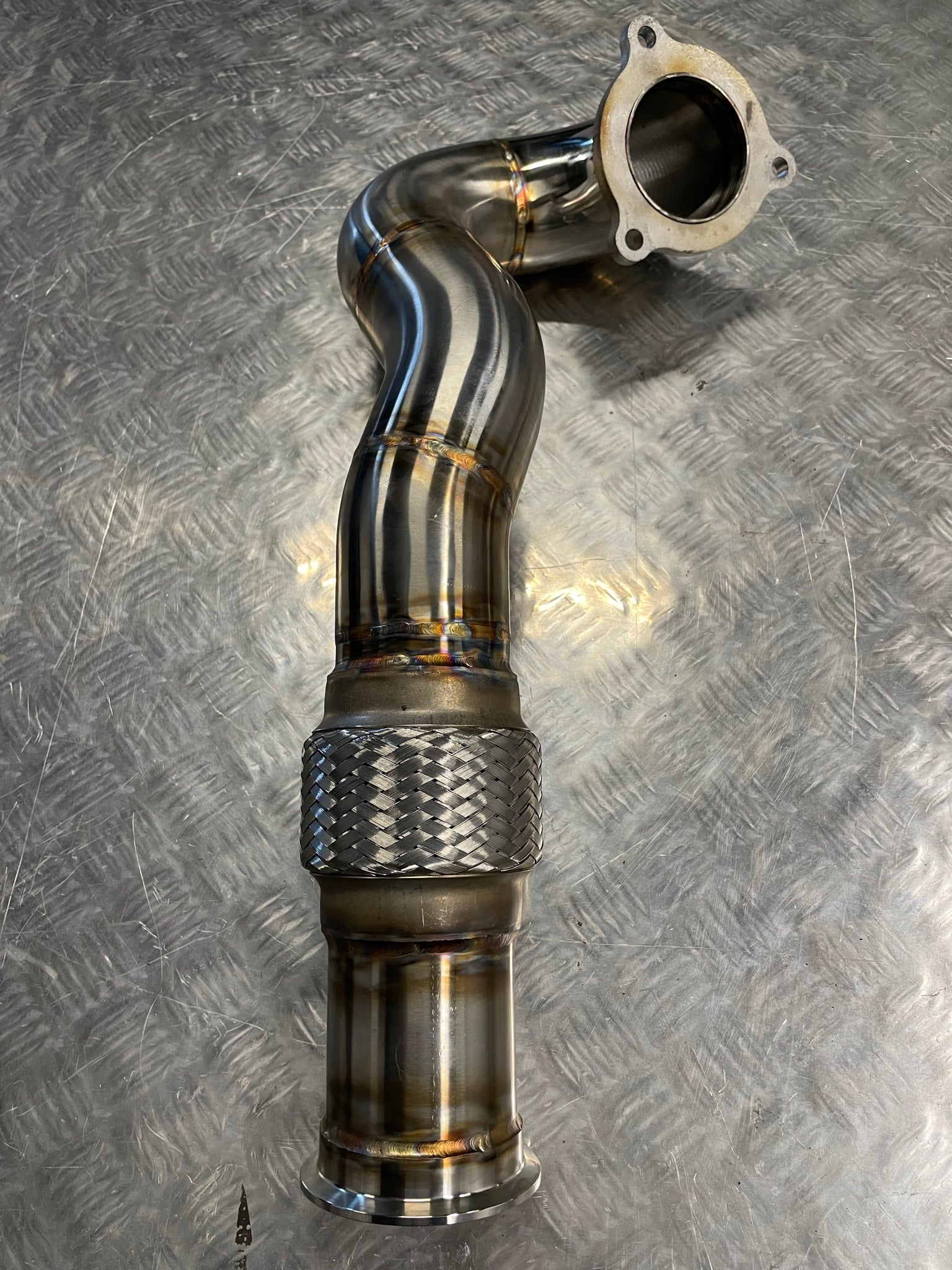 3" 200Cell Sports Cat Downpipe - VW Bora 1.8T K04 Turbo Conversion