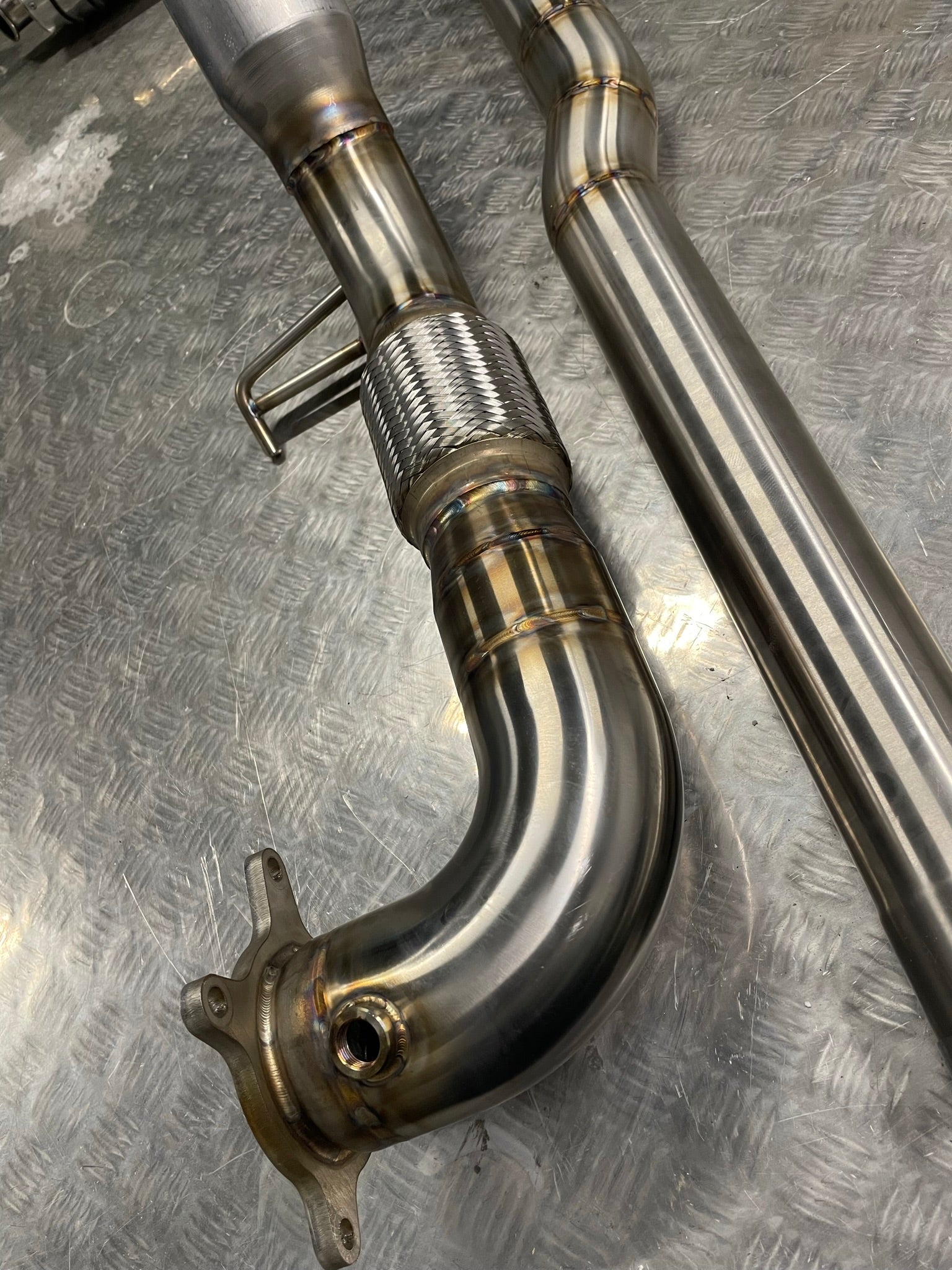 3.5" 200Cell Sports-Cat Downpipe - Audi A3 8P 2.0T FSI Quattro