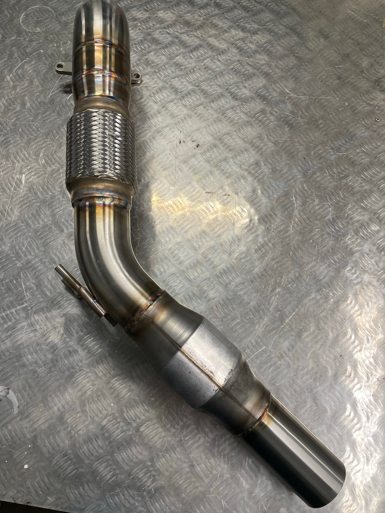 3.5" 200Cell Sports-Cat Downpipe - Audi A3 8P 2.0T FSI Quattro