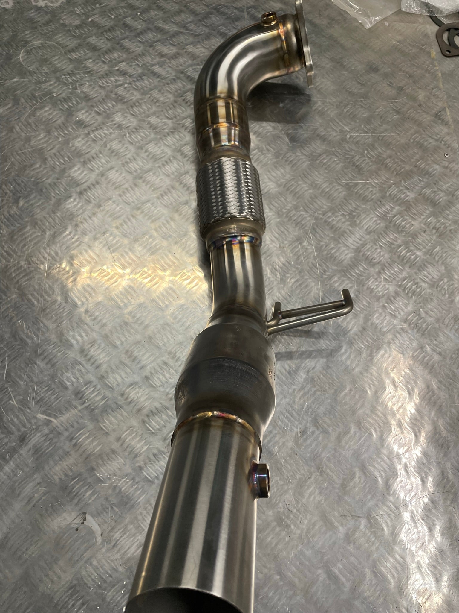 3.5" 200Cell Sports-Cat Downpipe - Audi A3 8P 2.0T FSI Quattro