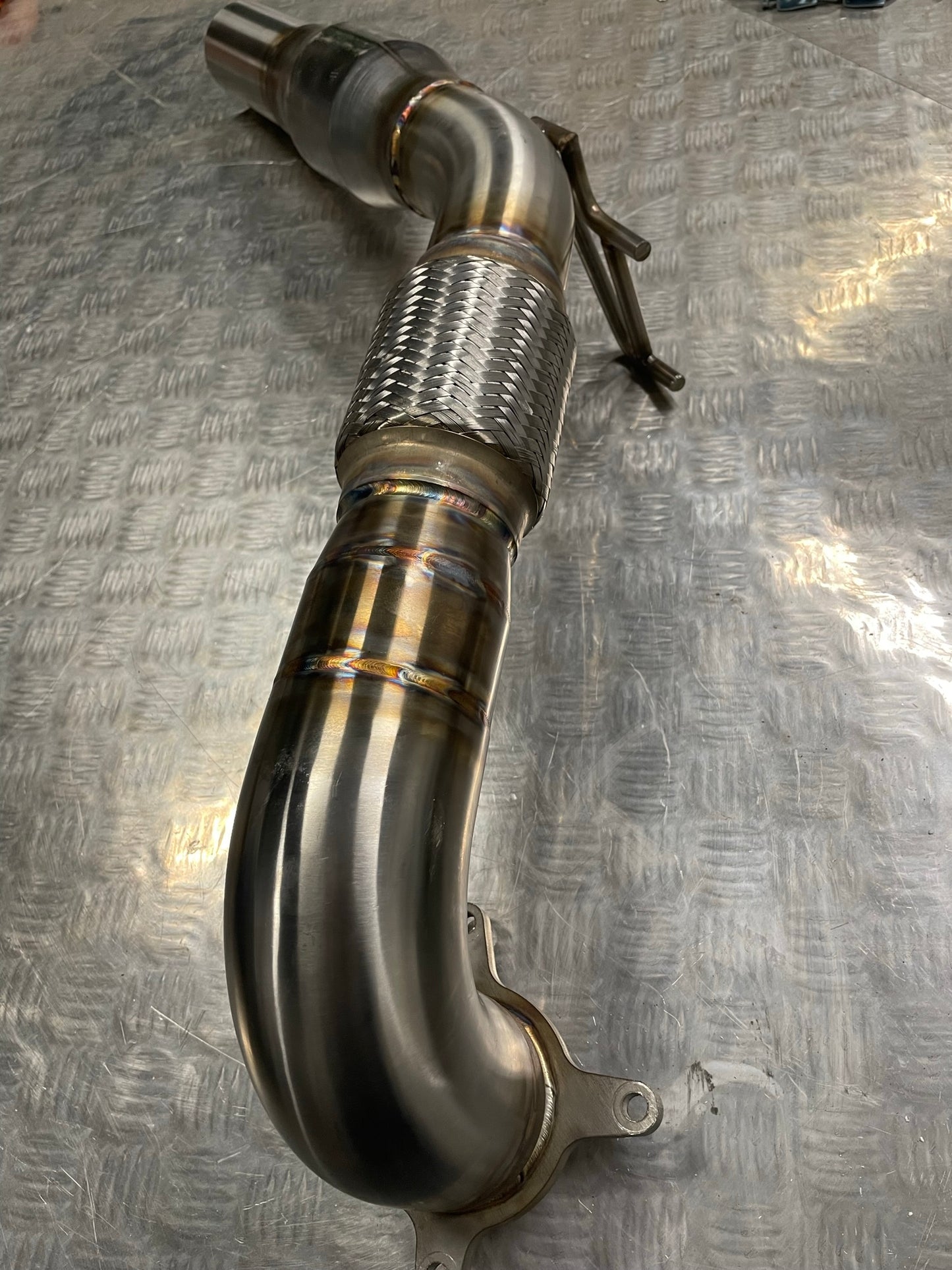 3.5" 200Cell Sports-Cat Downpipe - Audi S3 8P 2.0T Quattro