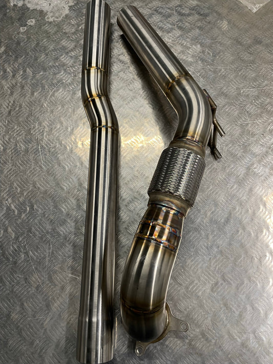 3.5" Decat Downpipe - Audi S3 8P 2.0T Quattro