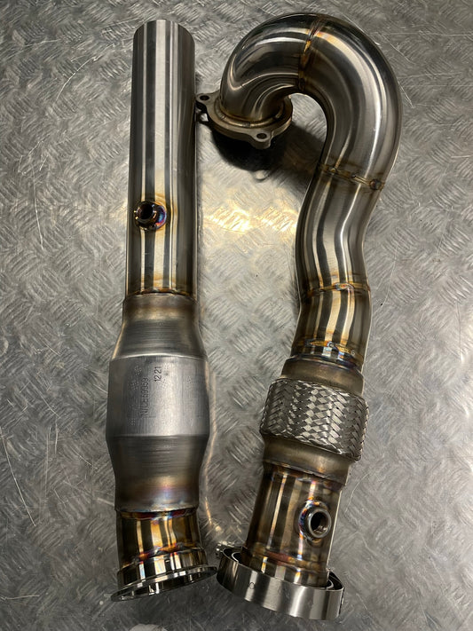 3" 200Cell Sports Cat Downpipe - VW Bora 1.8T K04 Turbo Conversion