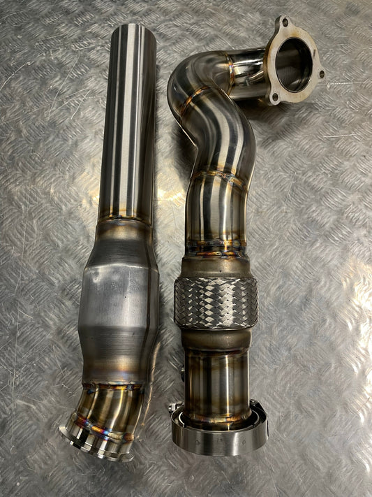 3" 200Cell Sports Cat Downpipe - VW Golf MK4 1.8T K04 Turbo Conversion