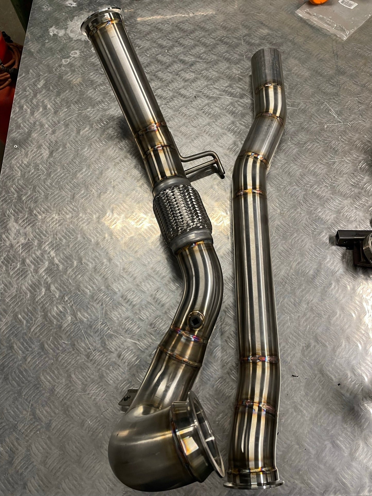 3.5" 200Cell Sports-Cat Downpipe - Audi MK3 TTS 2.0TFSI Quattro