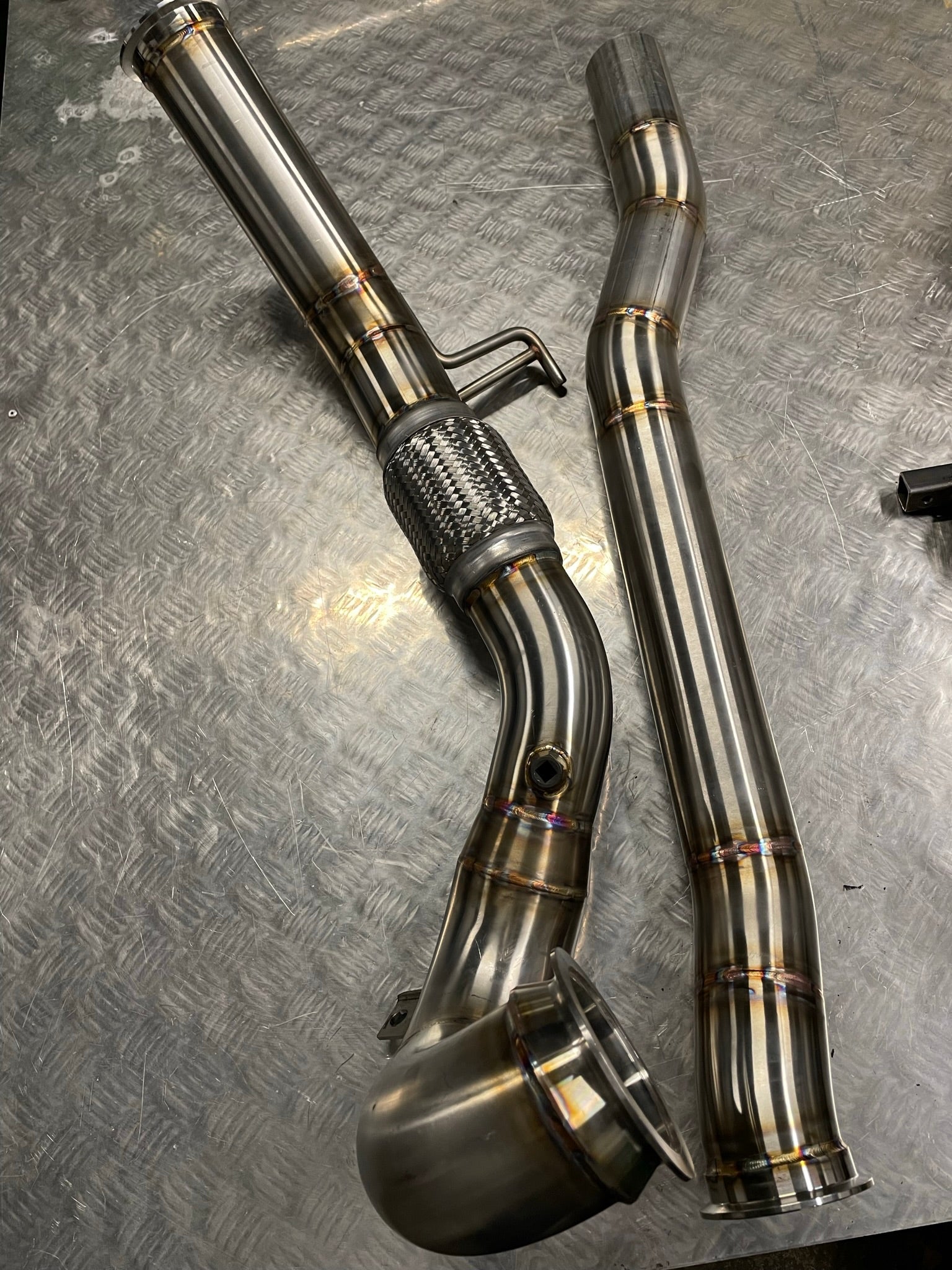 3.5" 200Cell Sports-Cat Downpipe - Audi MK3 TTS 2.0TFSI Quattro