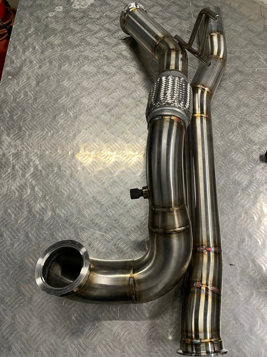 3.5" Decat Downpipe - VW Golf MK7.5 R 2.0 TSI 310PS