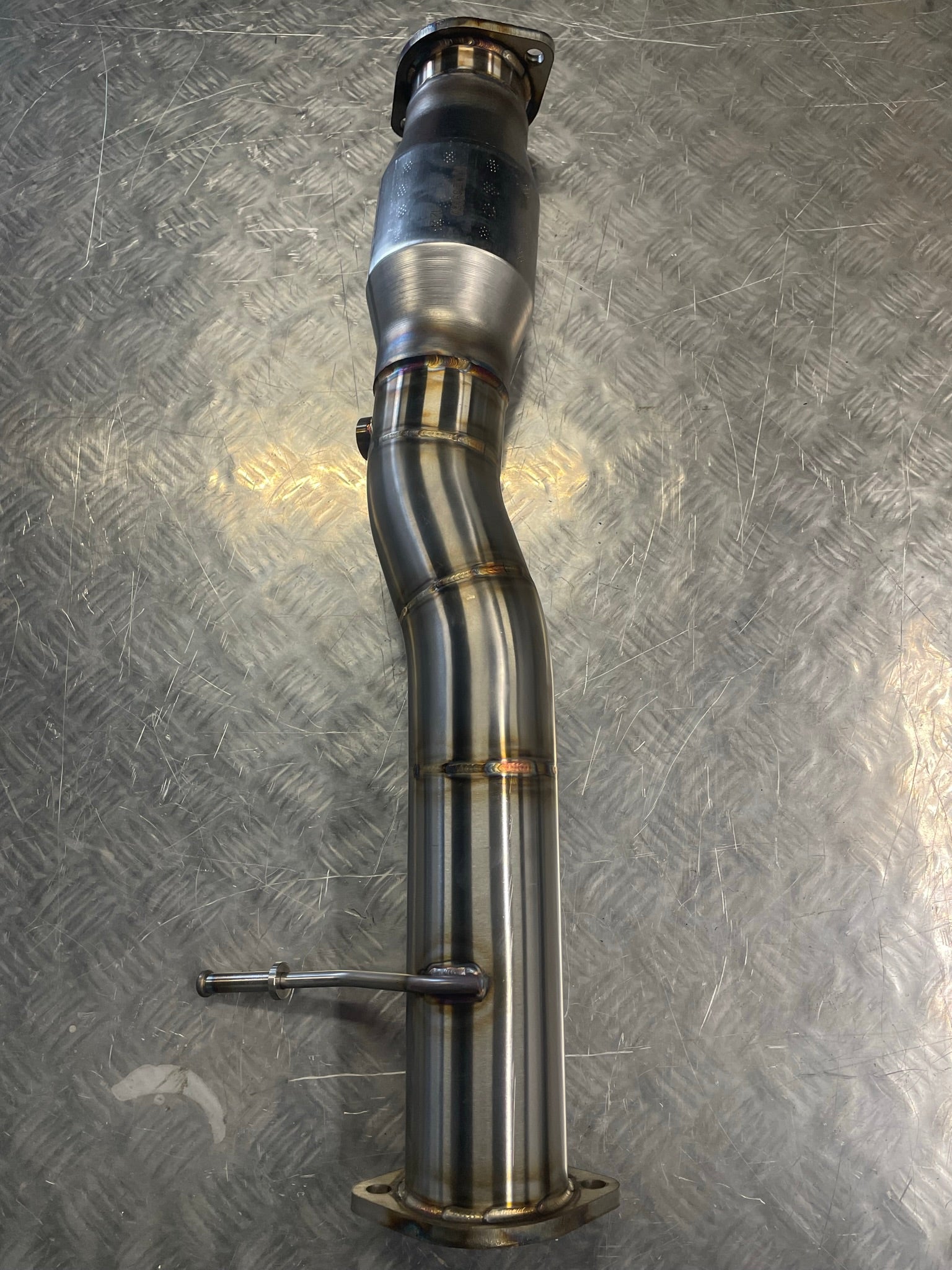 3" Downpipe + 200Cell Sports Cat pipe - Ford Focus MK2 RS 2.5T 305PS