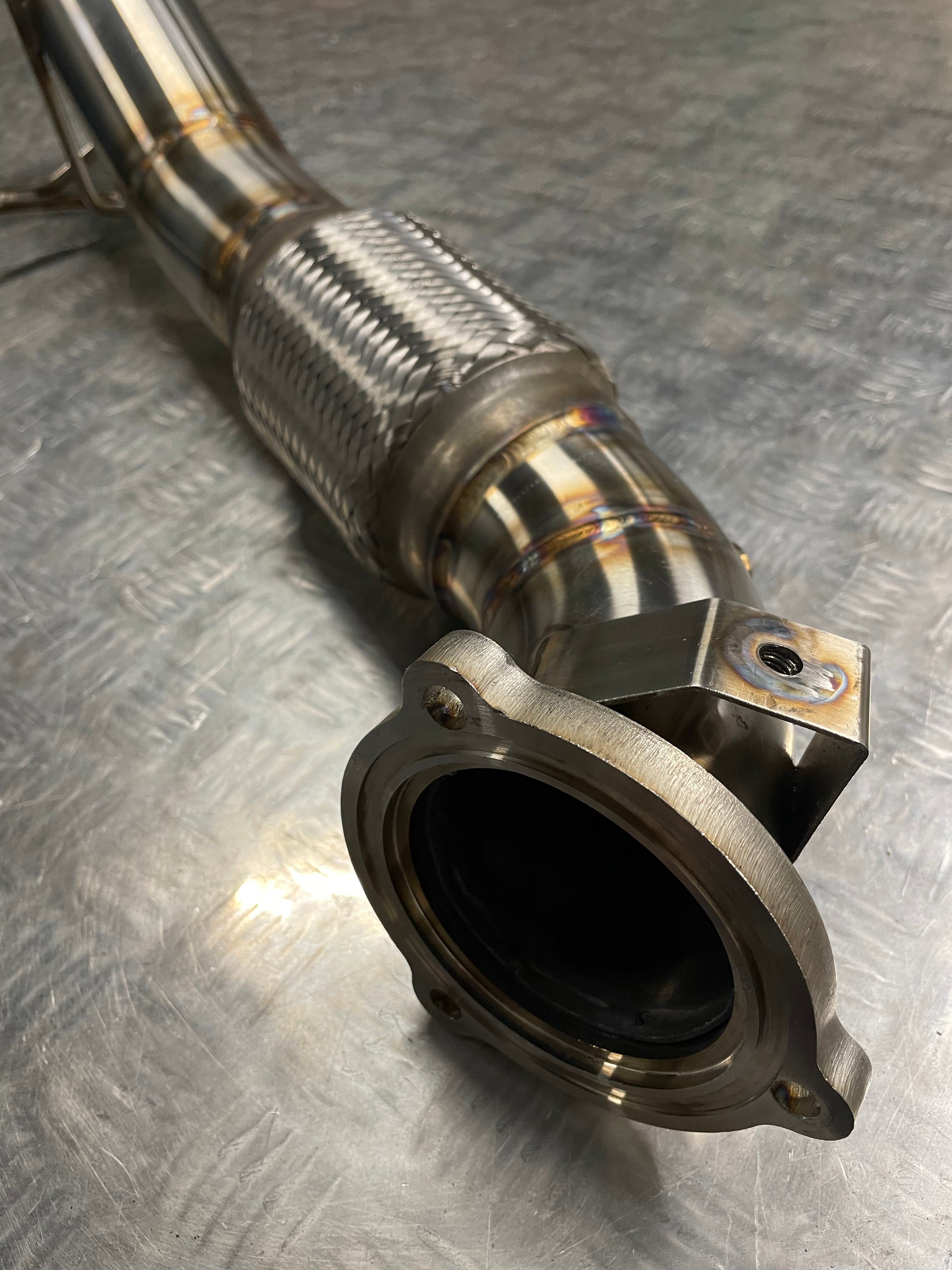 3" Downpipe + 200Cell Sports Cat pipe - Ford Focus MK2 ST 225