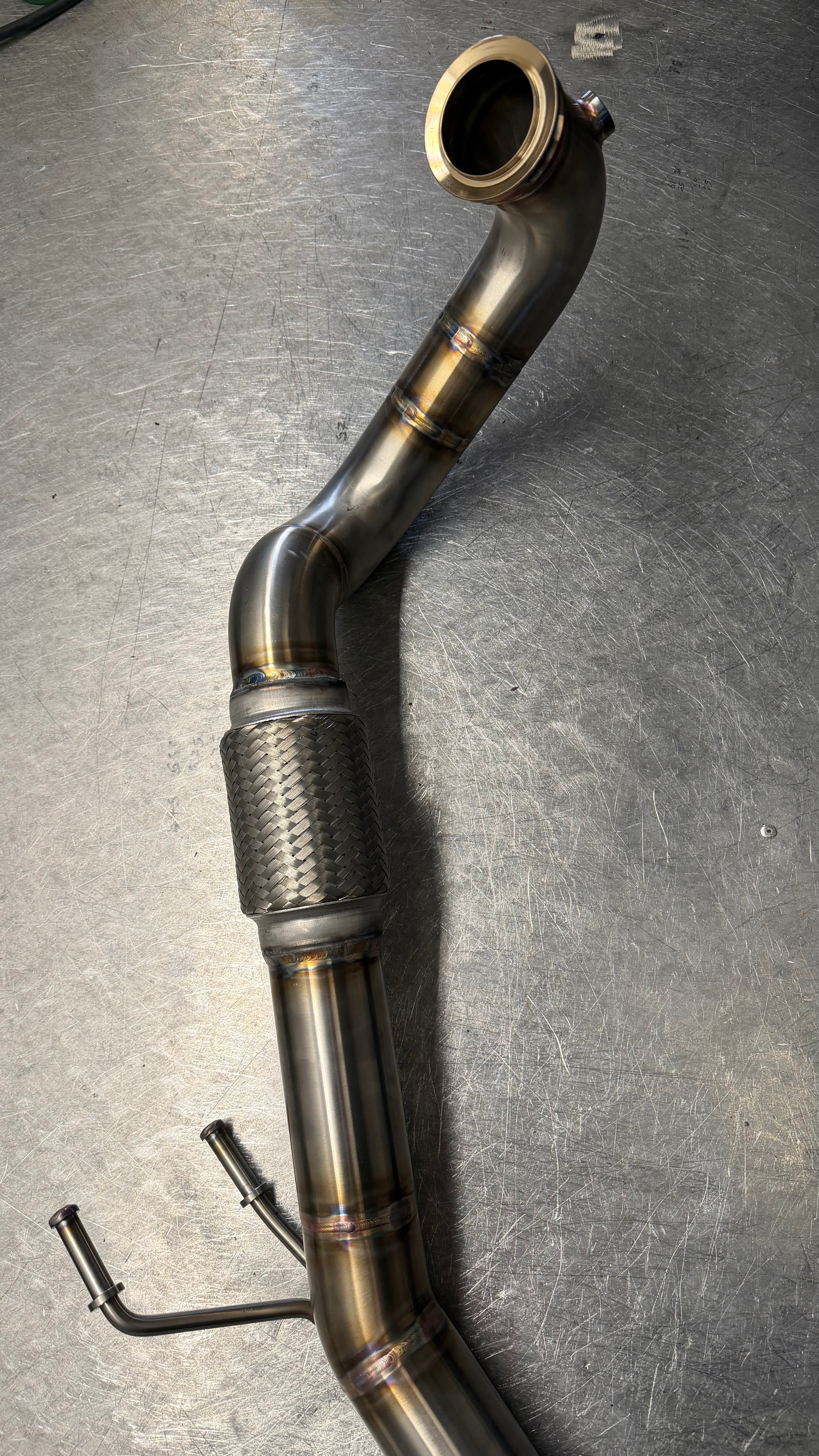 2.5" DPF Delete Downpipe - Audi A3 2.0 TDI Quattro CR140 / CR170 / PD170