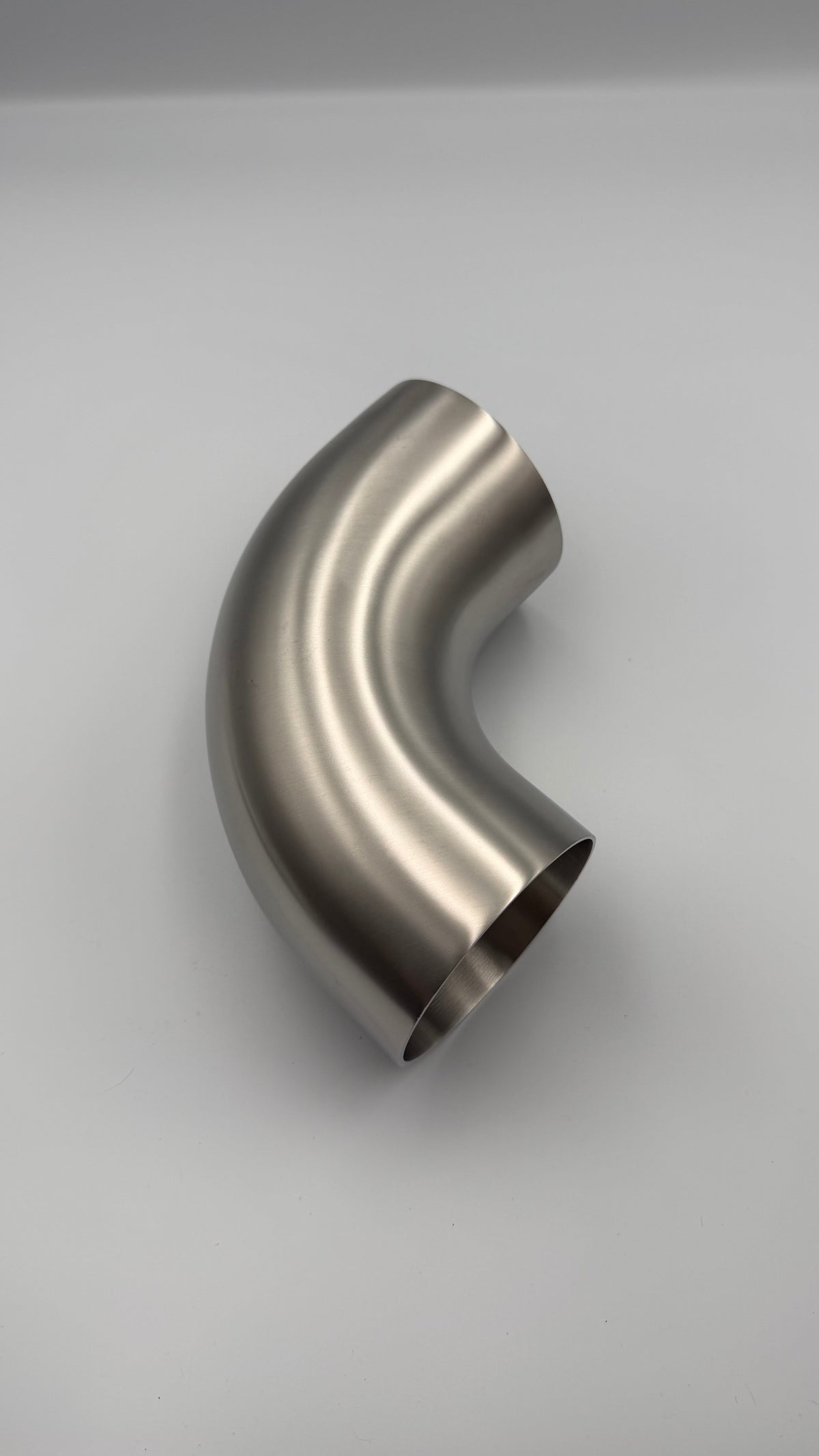 90 Degree 3.5" 88.9mm Tight 1D Stainless Steel Bend