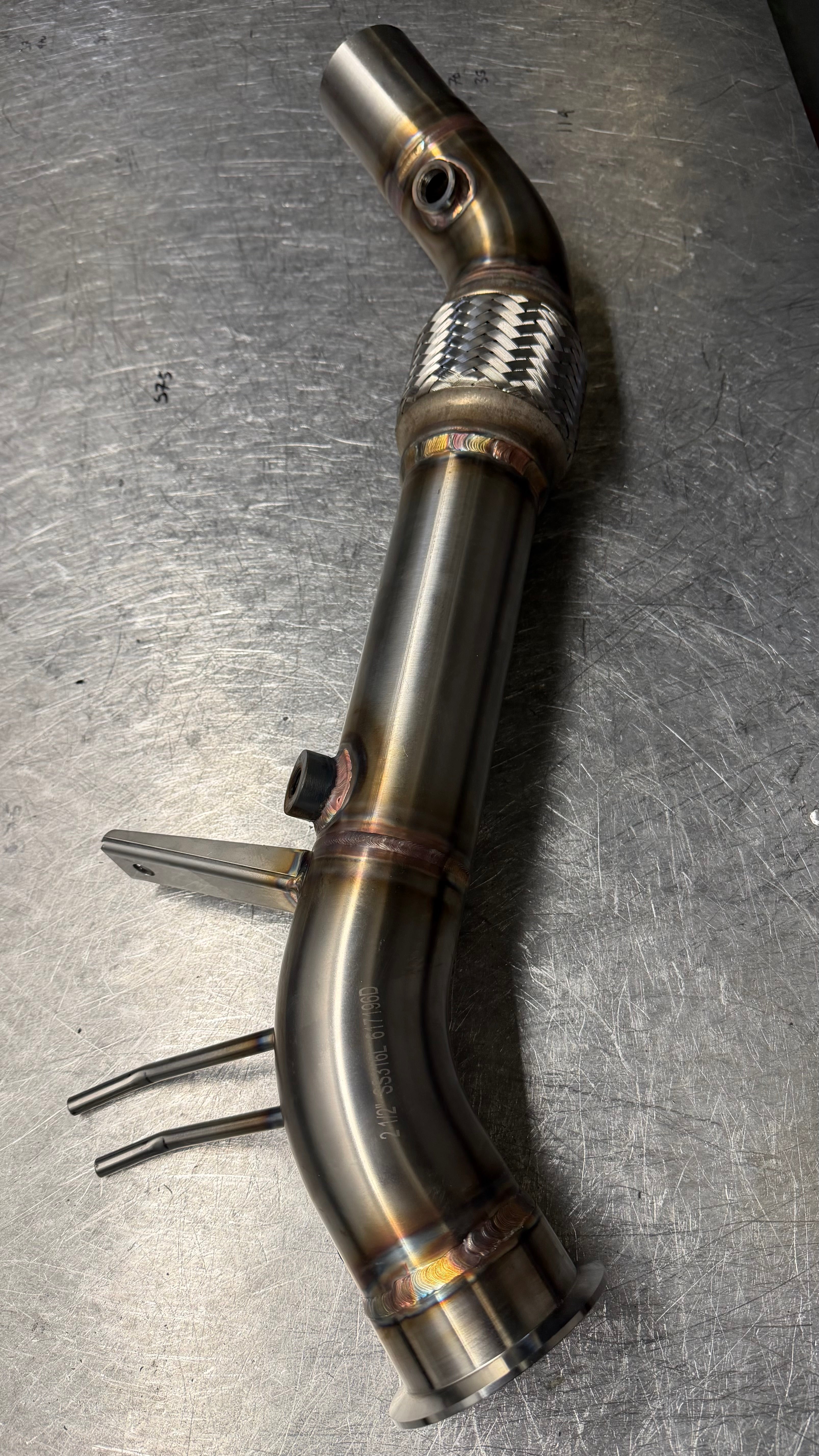 2.5" DPF Delete Downpipe - BMW X3 20DX F25 B47 / N47N / N47S1 (Euro 6)