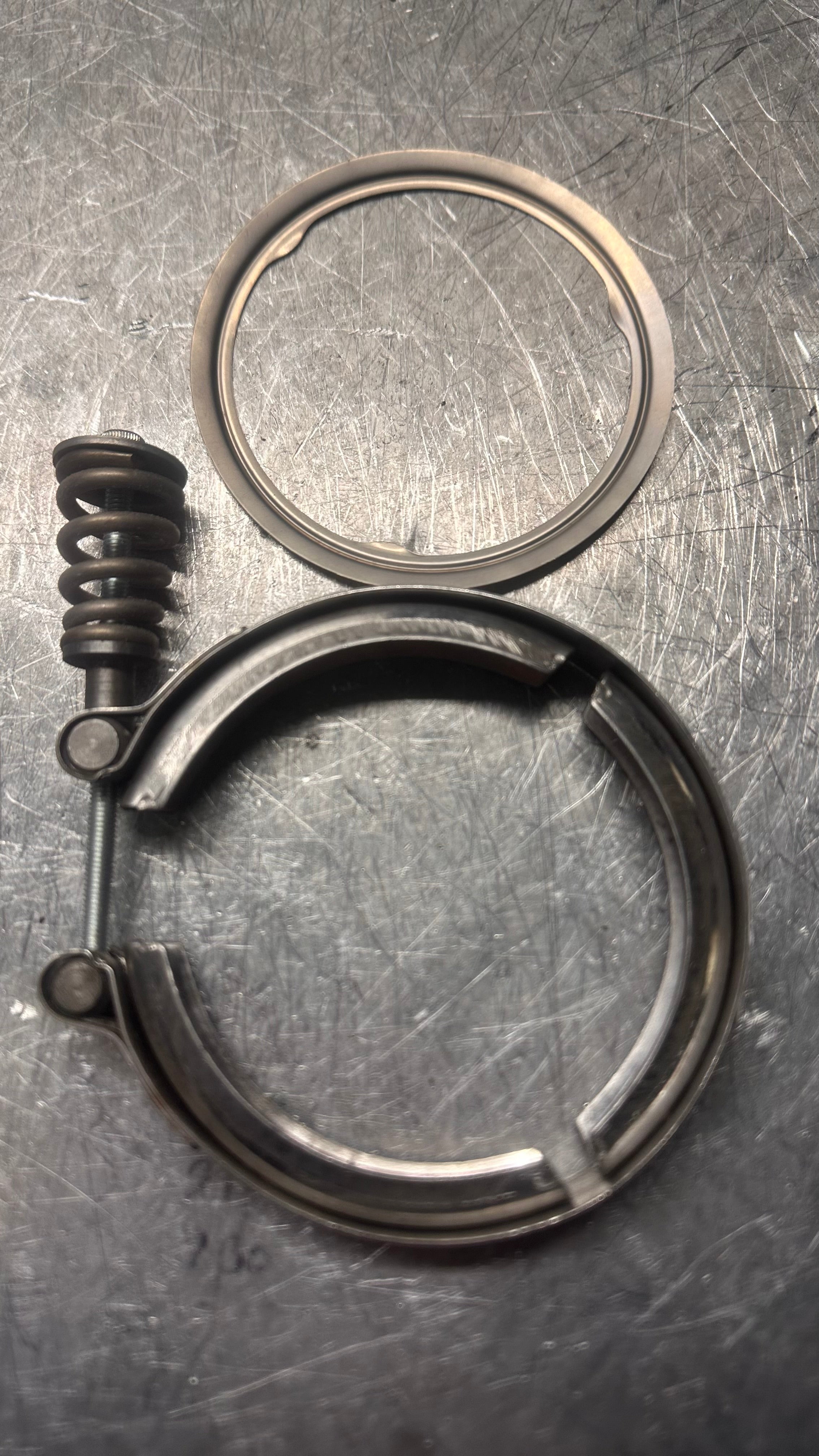 Turbo V-Band clamp & Gasket BMW M57 / M57N2