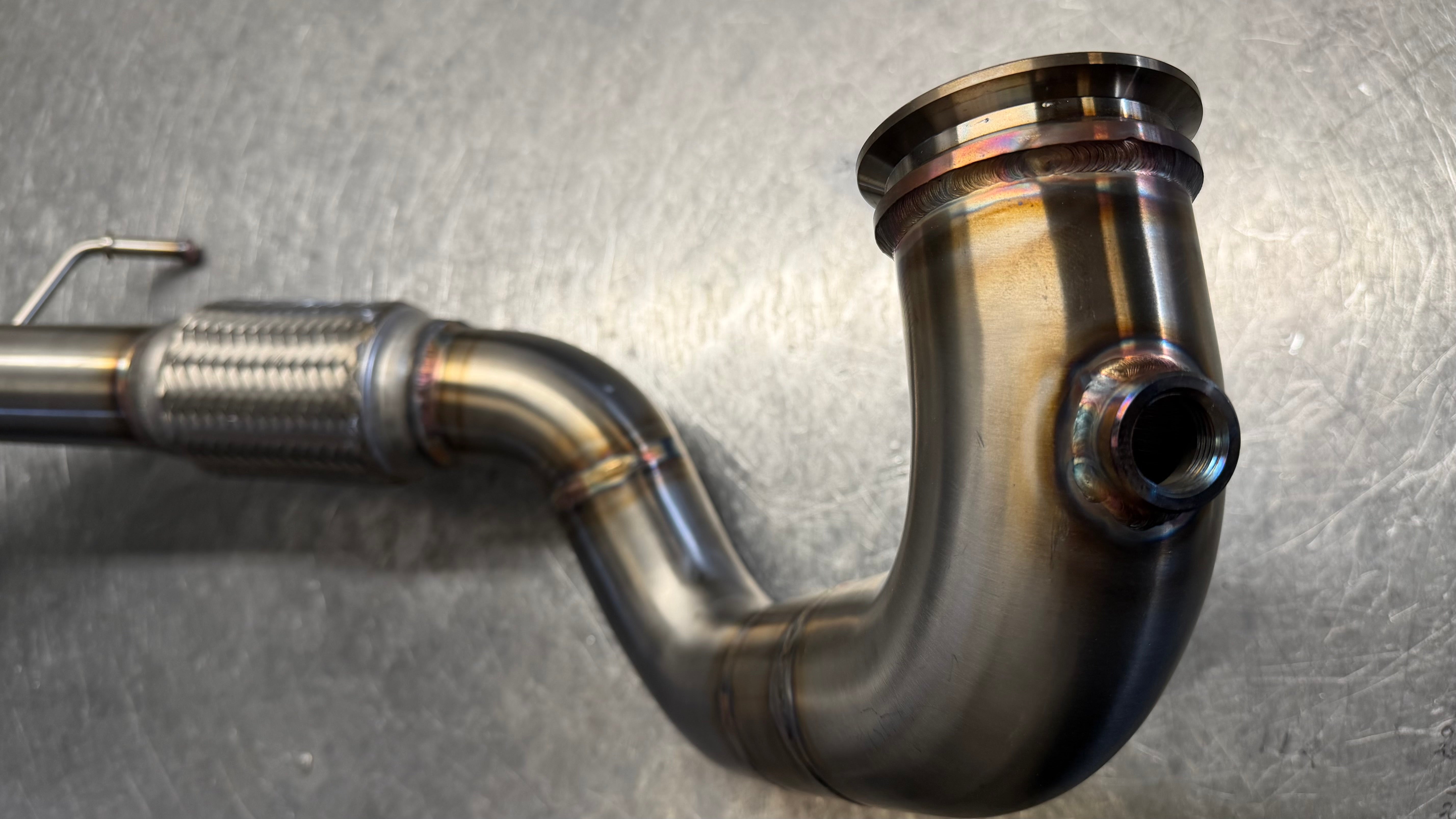 2.5" DPF Delete Downpipe - Audi A3 2.0 TDI Quattro CR140 / CR170 / PD170