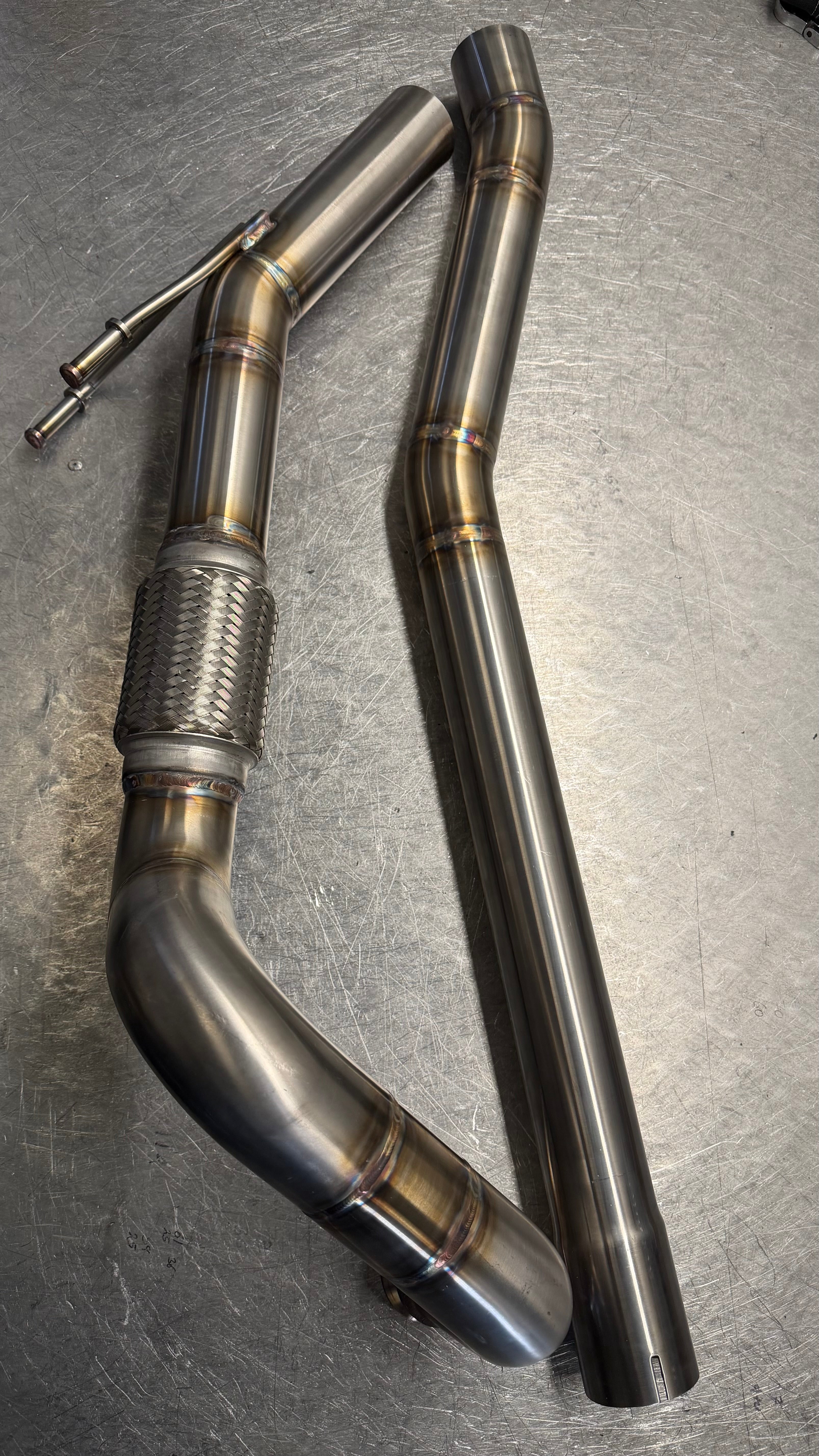2.5" DPF Delete Downpipe - VW Golf MK6 2.0 TDI 4Motion