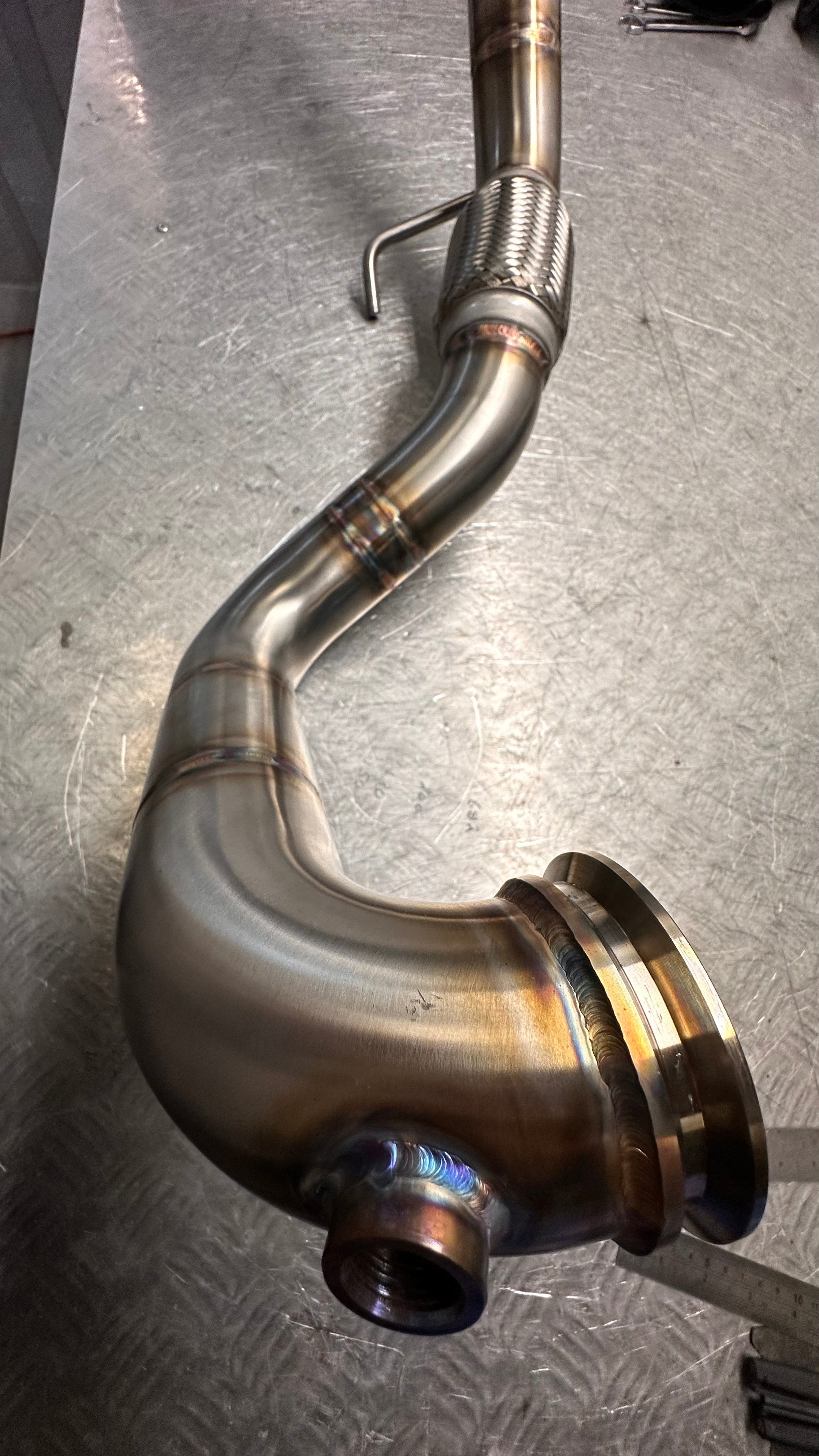 2.5" DPF Delete Downpipe - VW Golf MK5 BLS 1.9 / BMM 2.0 TDI 8V