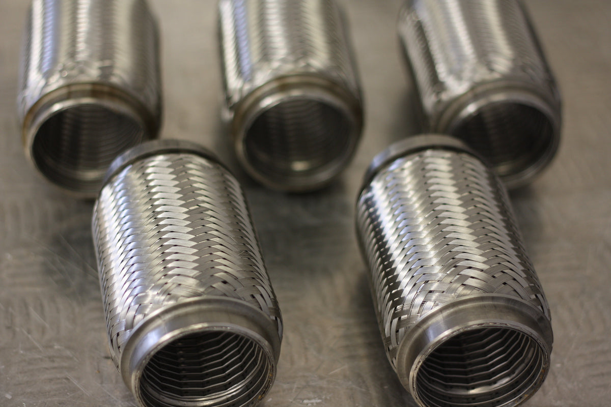 2.5" 63.5mm X 6" 150mm Stainless Steel interlock Flexi