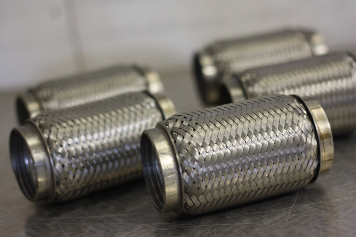 2.5" 63.5mm X 6" 150mm Stainless Steel interlock Flexi